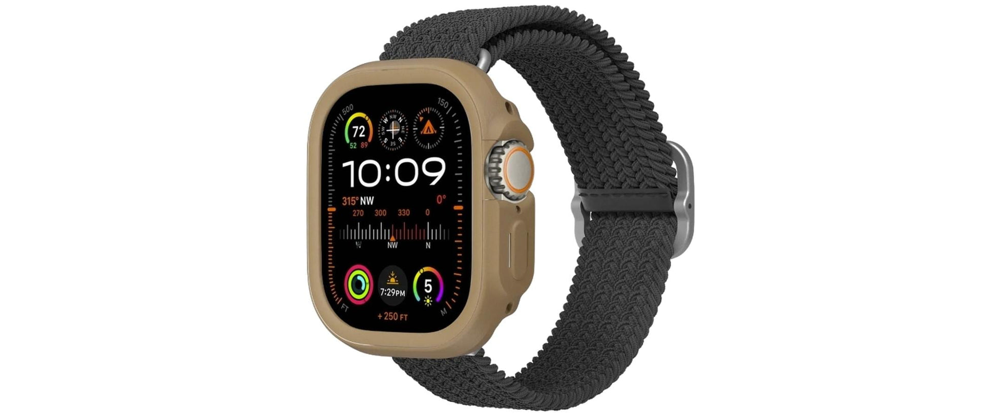 RhinoShield Watch Ultra 49 mm – Thermoplastisches Elastomer (TPE), Bronze, für Apple Watch Ultra