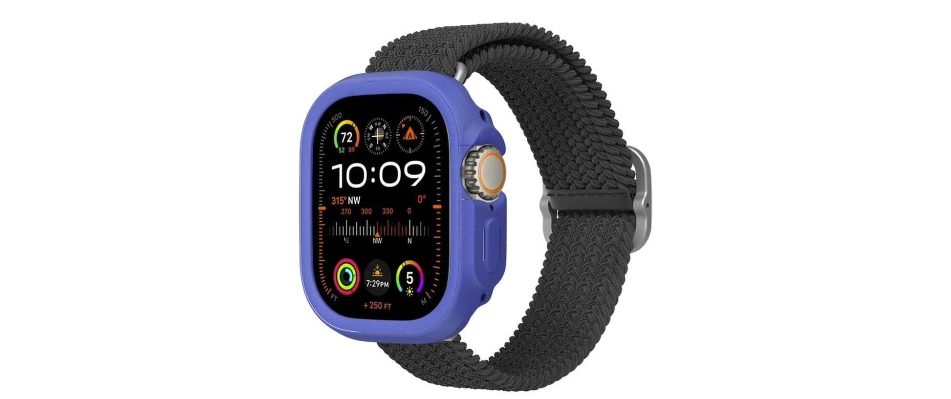RhinoShield Bumper Case – TPE Blau, für Apple Watch Ultra 49 mm