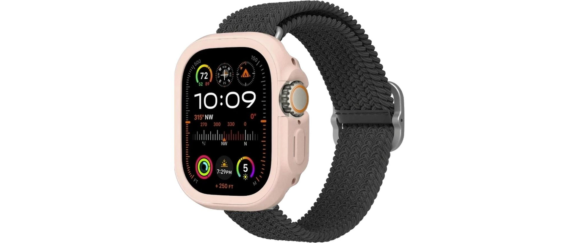 RhinoShield Bumper Case 49 mm – TPE, Pink, für Apple Watch Ultra