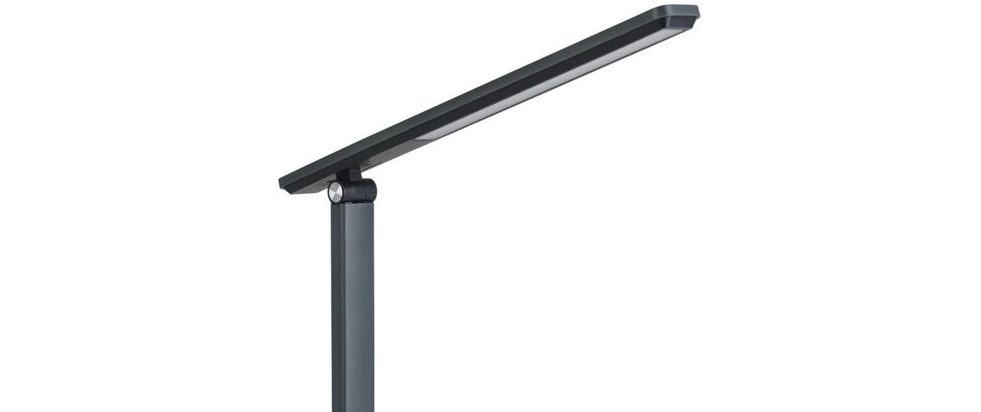 EGLO Tischleuchte Iniesta – 3000–6500 K, 360 lm, 3,6 W, dimmbar, Touch, Akku, USB, grau