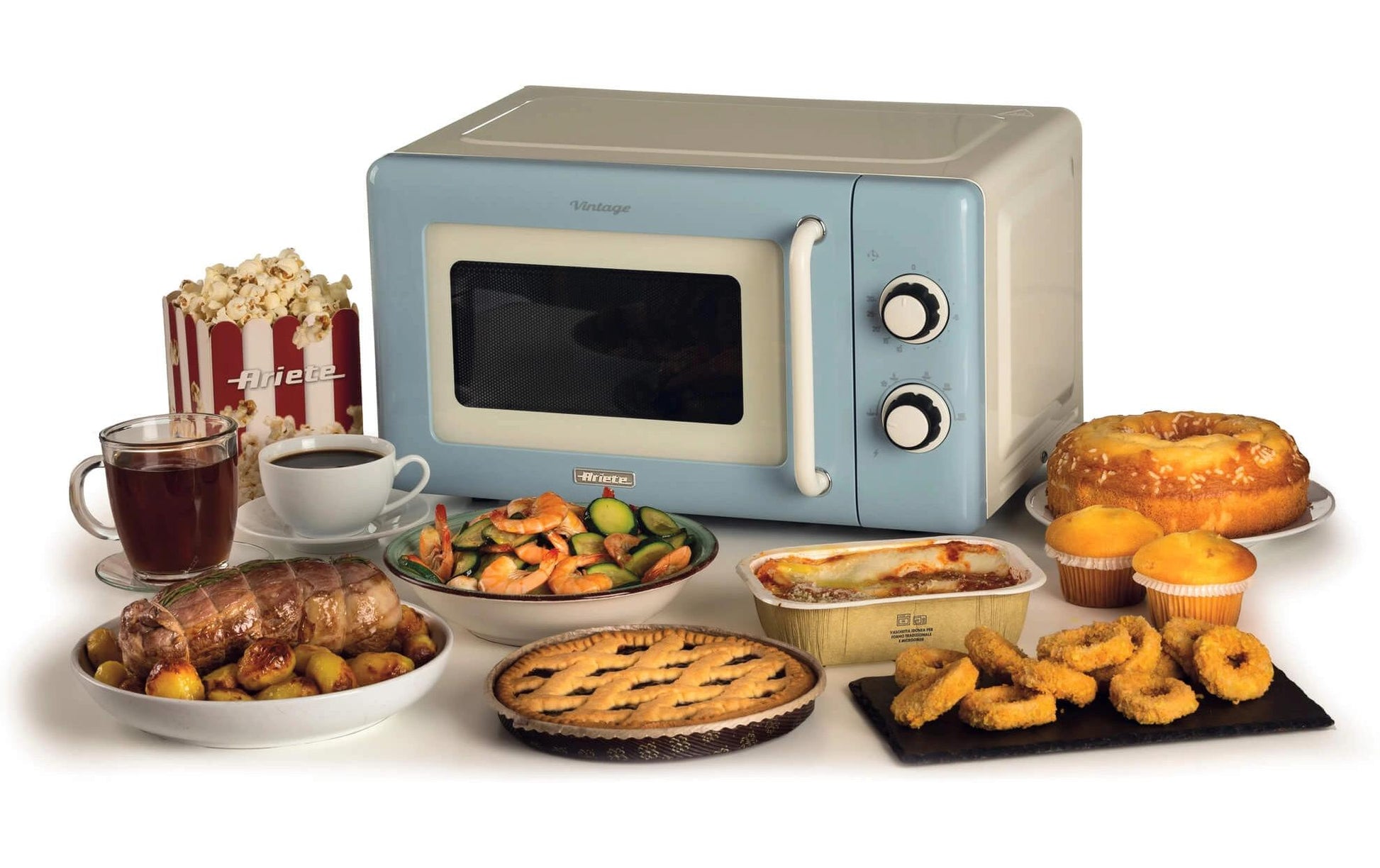 Ariete Solo-Mikrowelle ARI-3960-BL – 20 l, 800 W – blau