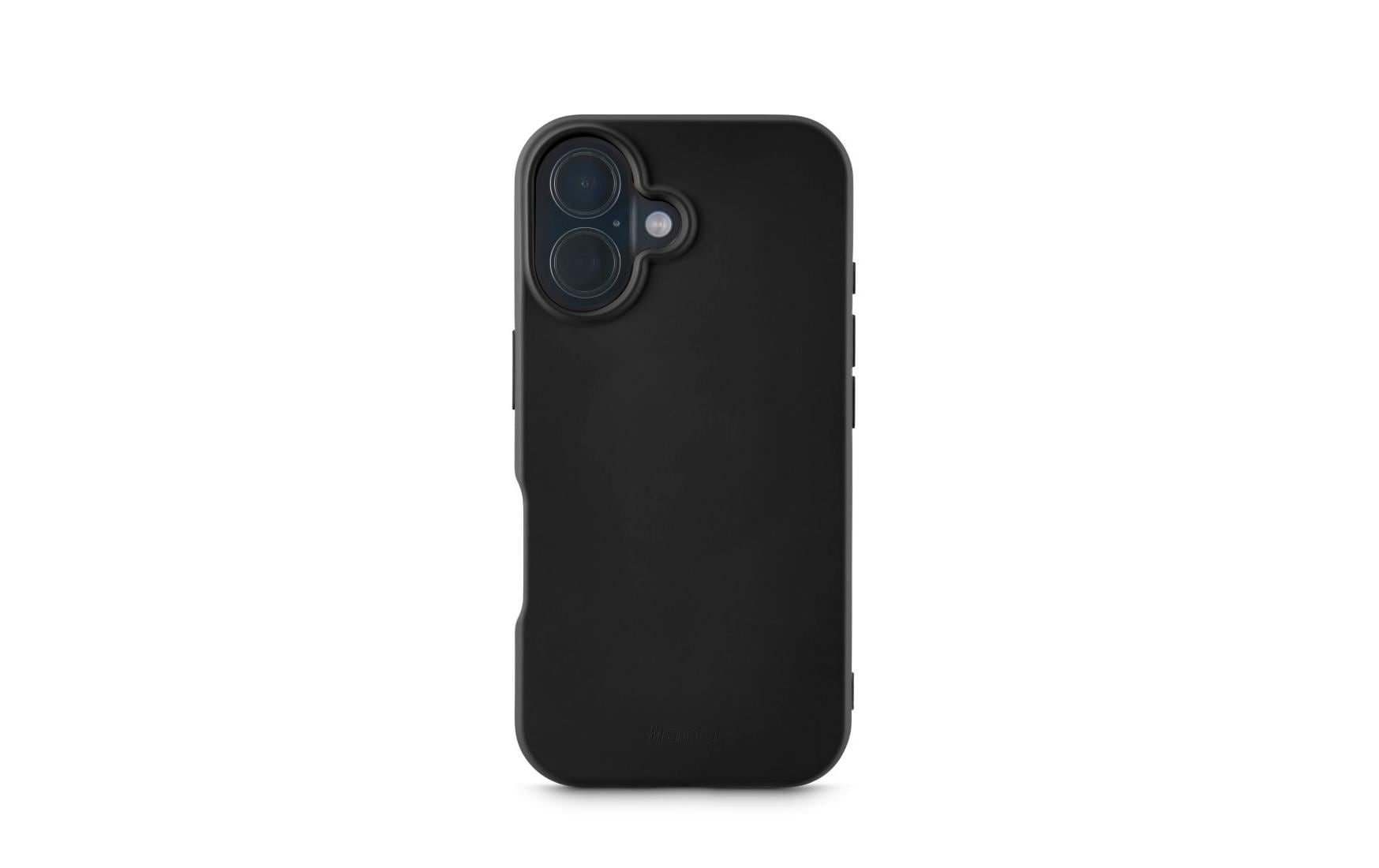 Hama Fantastic Feel – Backcover – für Apple iPhone 16 Plus – MagSafe, TPU, Schwarz