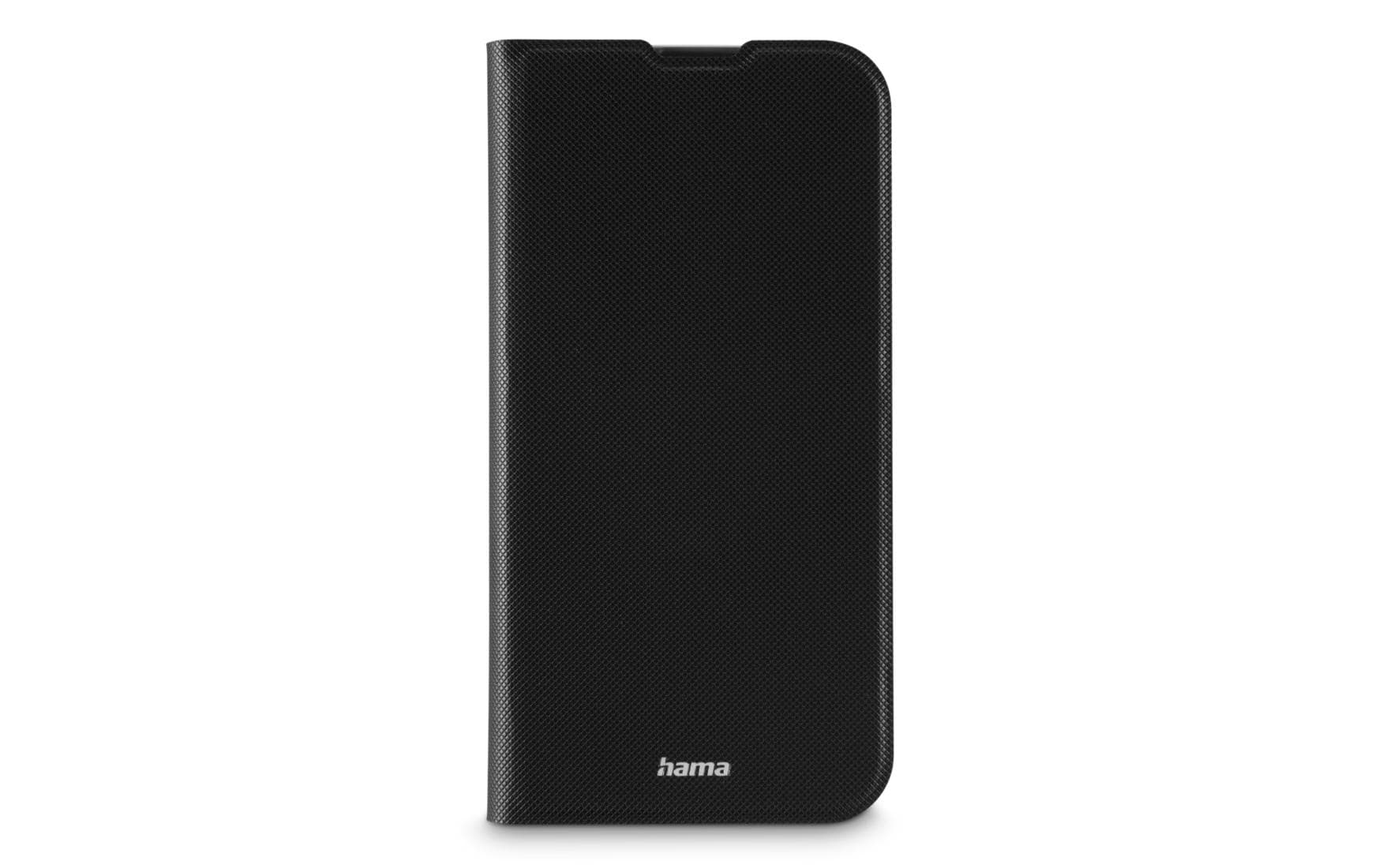 Hama Booklet Daily Protect Folio – für Apple iPhone 16 Plus, mit Ständer, 2 Kartenfächer, PU+TPU, Schwarz