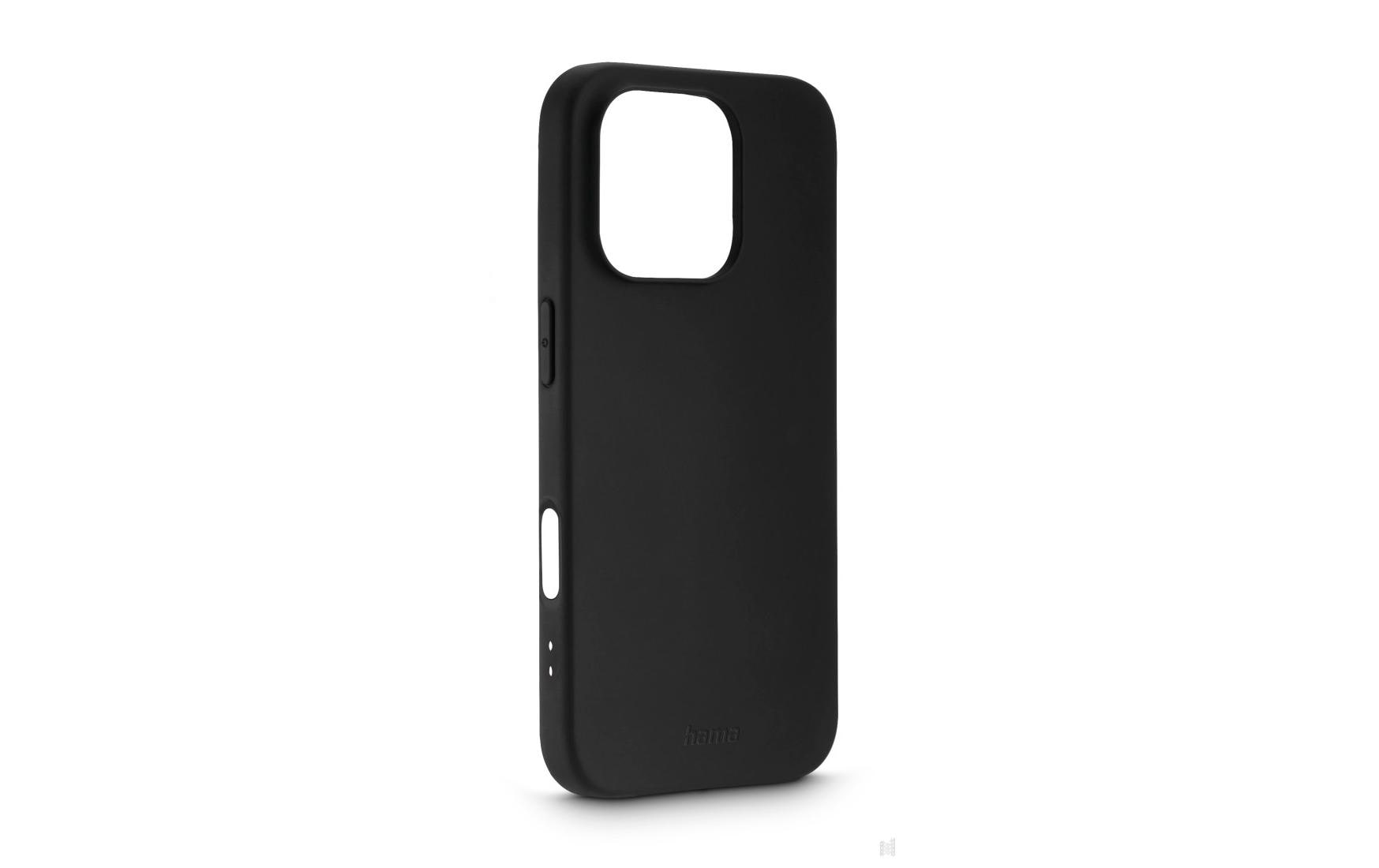 Hama Backcover – für Apple iPhone 16 Pro Max, MagSafe, TPU, Schwarz