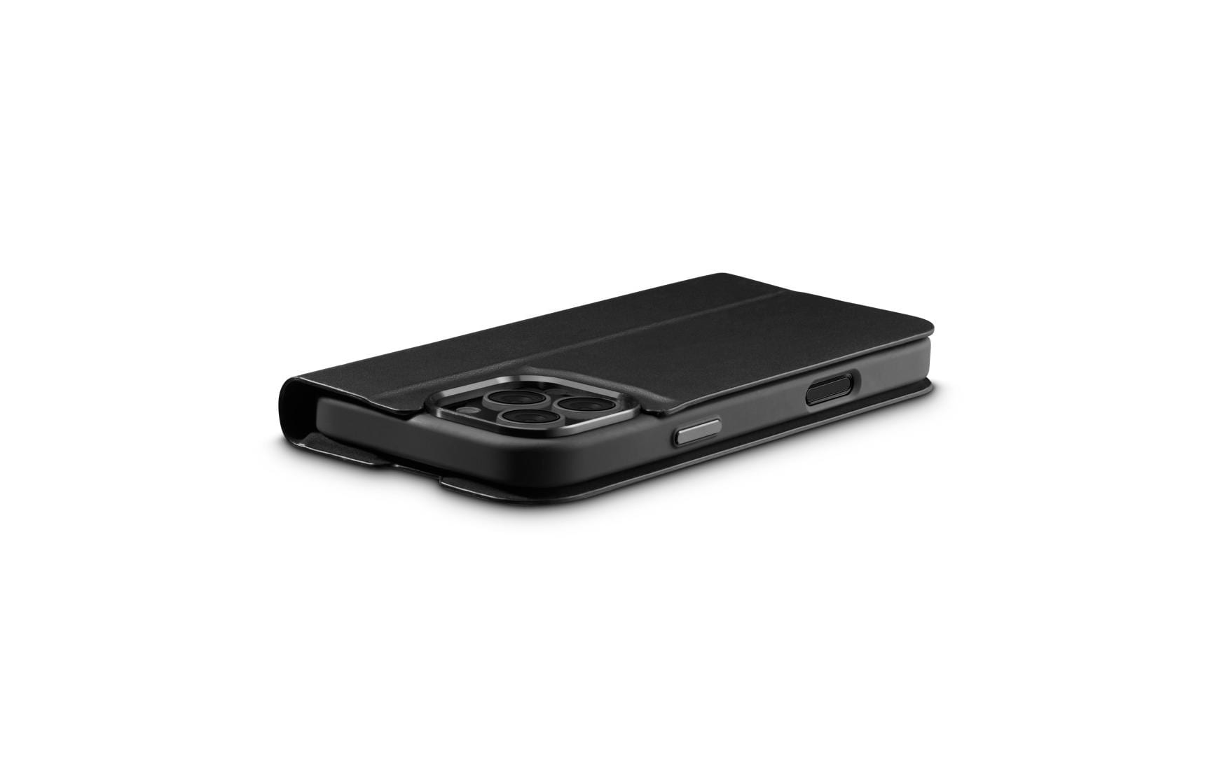 Hama Booklet-Hülle – für Apple iPhone 16 Pro Max – schwarz – Kunstleder – mit Kartenfach, Magnetverschluss