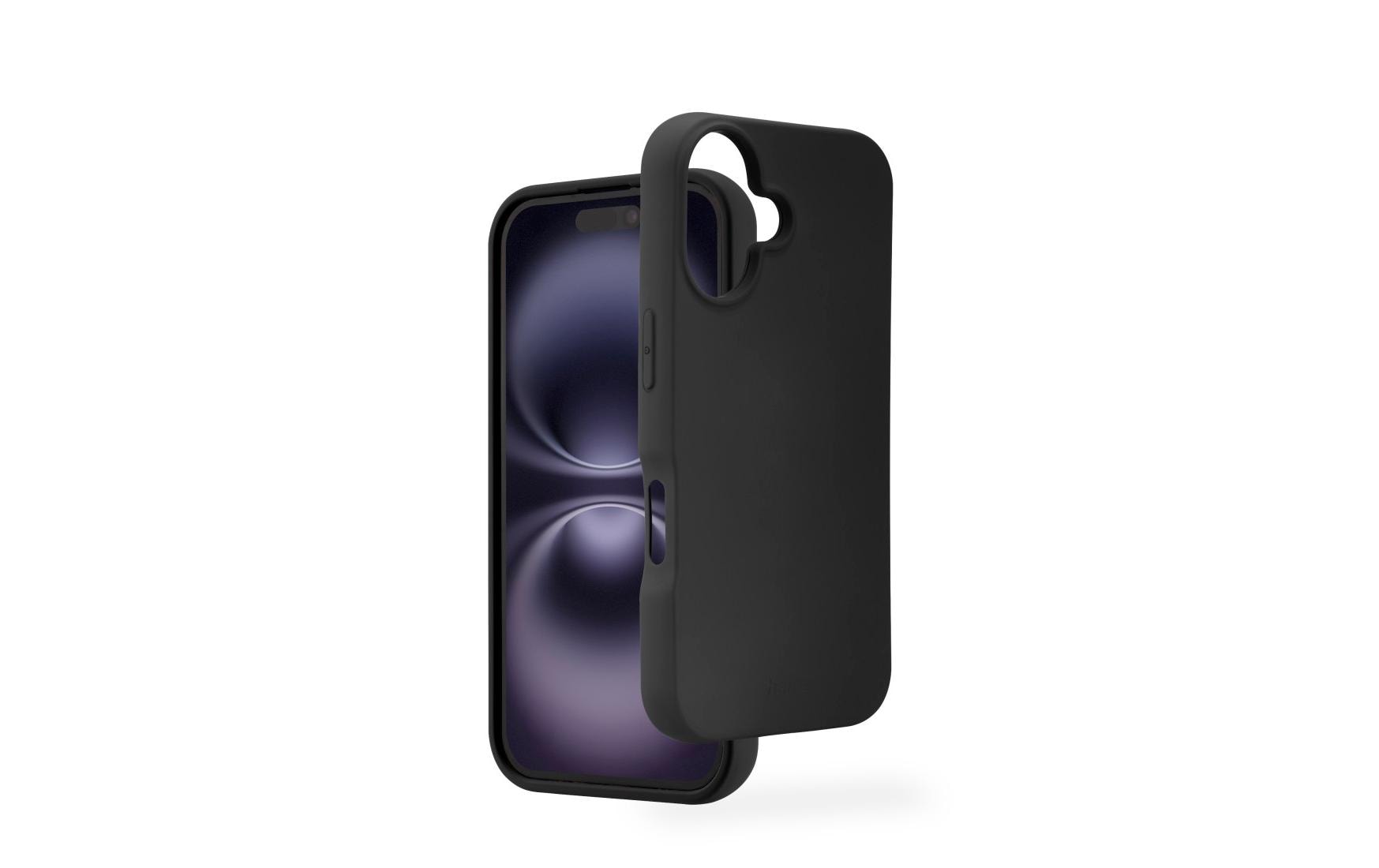 Hama Fantastic Feel – Backcover – für Apple iPhone 16 Plus – MagSafe, TPU, Schwarz