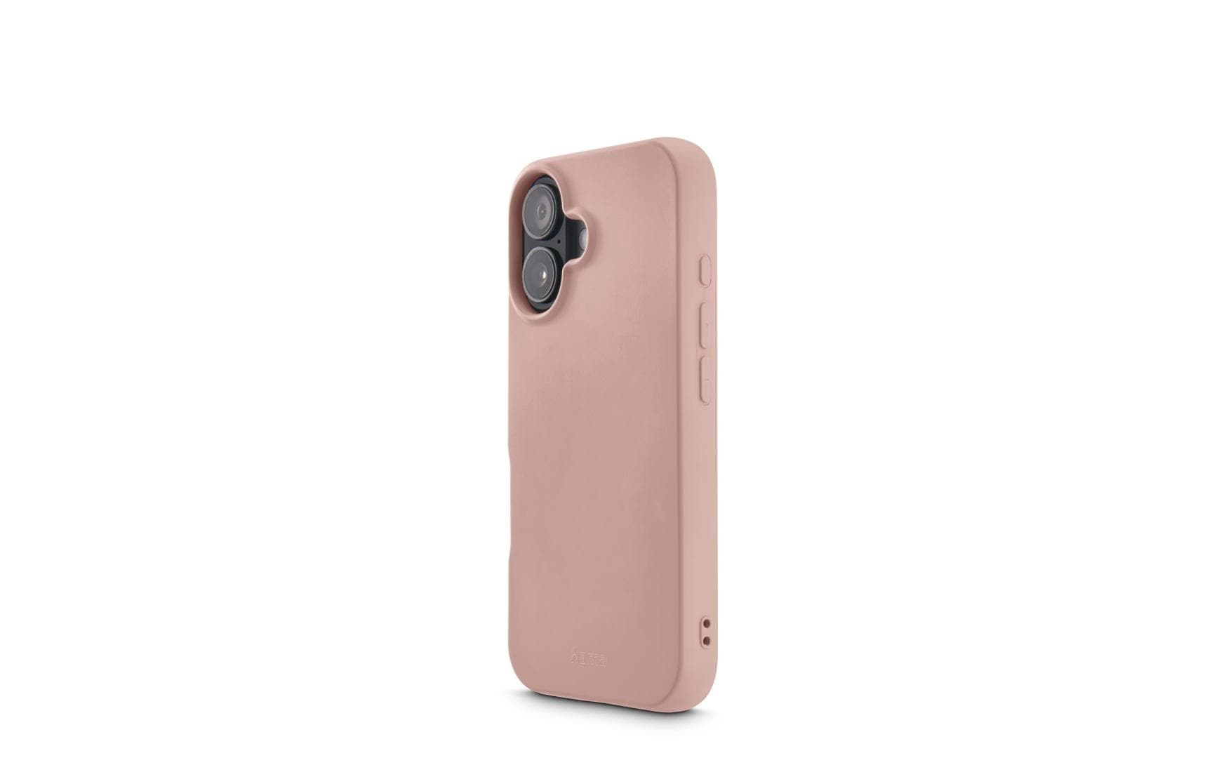 Hama MagCase Fantastic Feel – Rückcover – für Apple iPhone 16, MagSafe, TPU, Nude