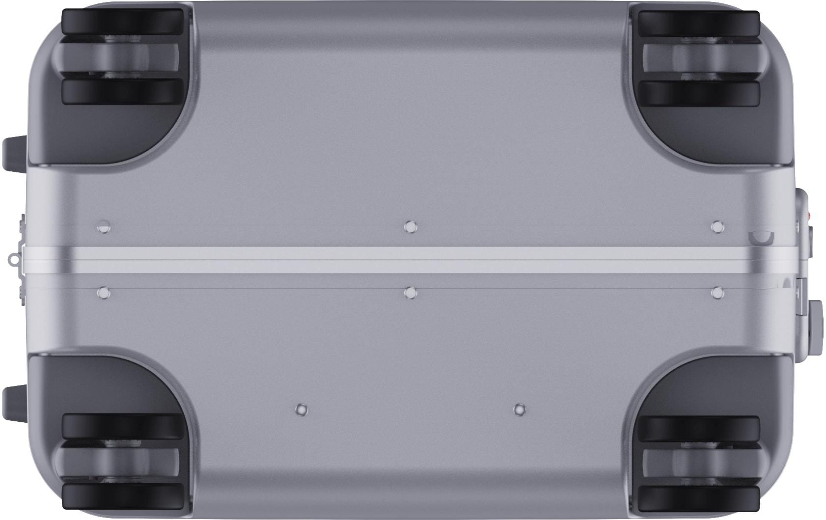Xiaomi Trolley Handgepäck – 35 l, Hartschale PC, 4 Rollen, mit TSA, Silber, 37,5 × 51 × 23 cm