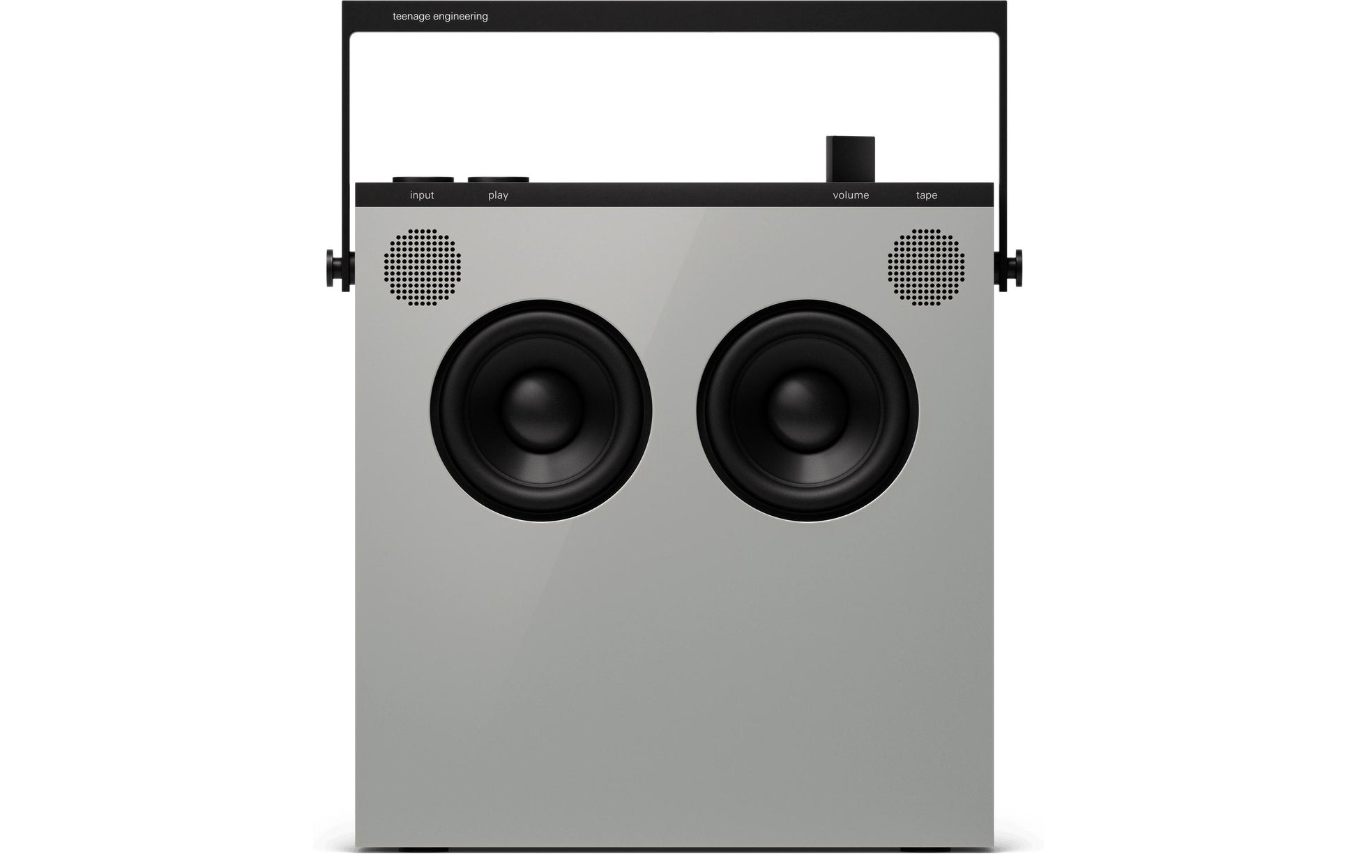 Teenage Engineering OB-4 – Radio-/Internet-Radio-Lautsprecher – FM, Bluetooth, Akkubetrieb, Grau