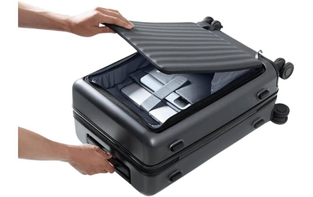 Xiaomi Trolley Handgepäck – 38 l, Hartschale PC, 4 Rollen, mit TSA, Schwarz
