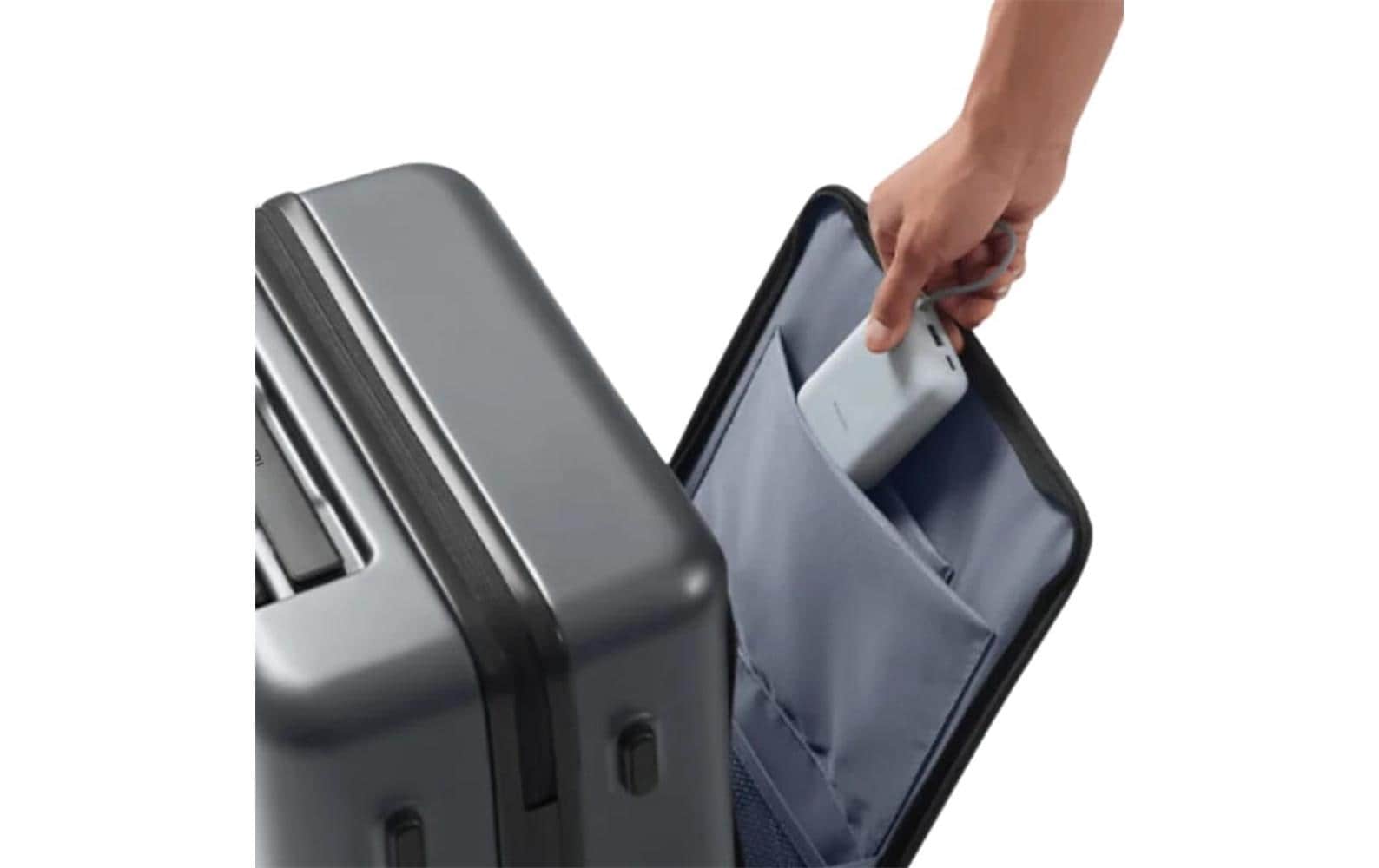 Xiaomi Trolley Handgepäck – 38 l, Hartschale PC, 4 Rollen, mit TSA, Schwarz