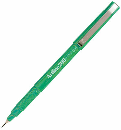 Artline 200 Fineliner 0,4 mm – grün