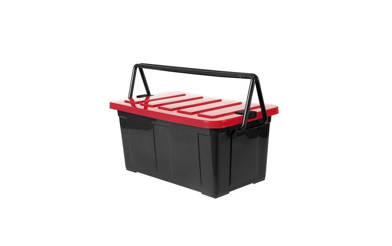 Edi Baur Aufbewahrungsbox 9 l – rot, PP, B 360 × H 220 × T 170 mm