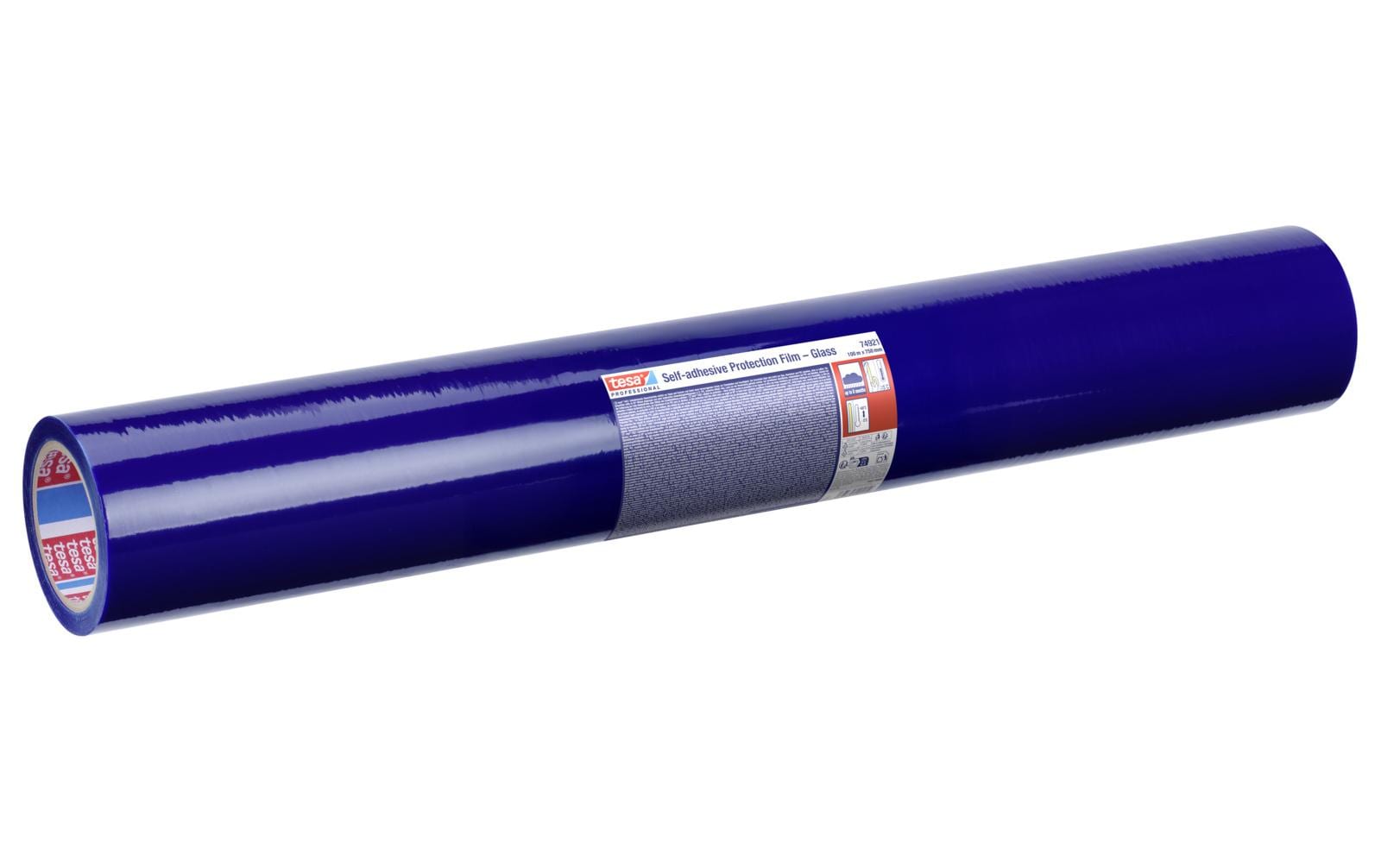 TESA Abdeckfolie – Rolle 750 mm × 100 m, Polyethylen, selbstklebend