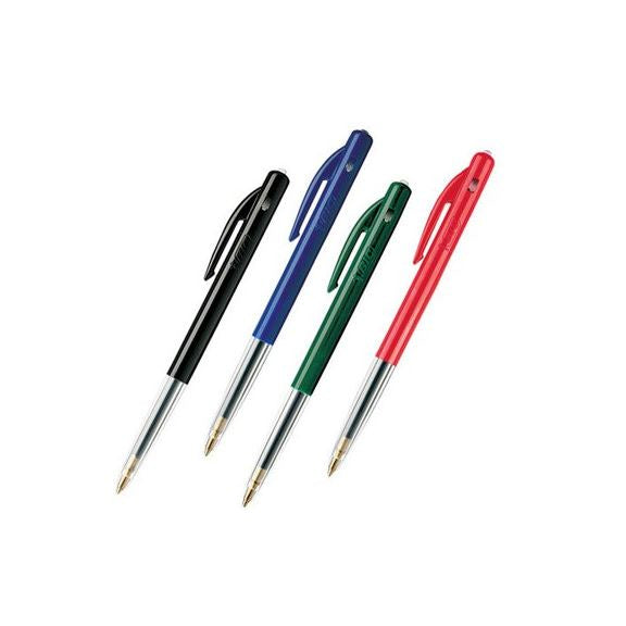 BIC M10 Kugelschreiber – 50er Pack, Grün, Spitze 1 mm, Druckmechanismus