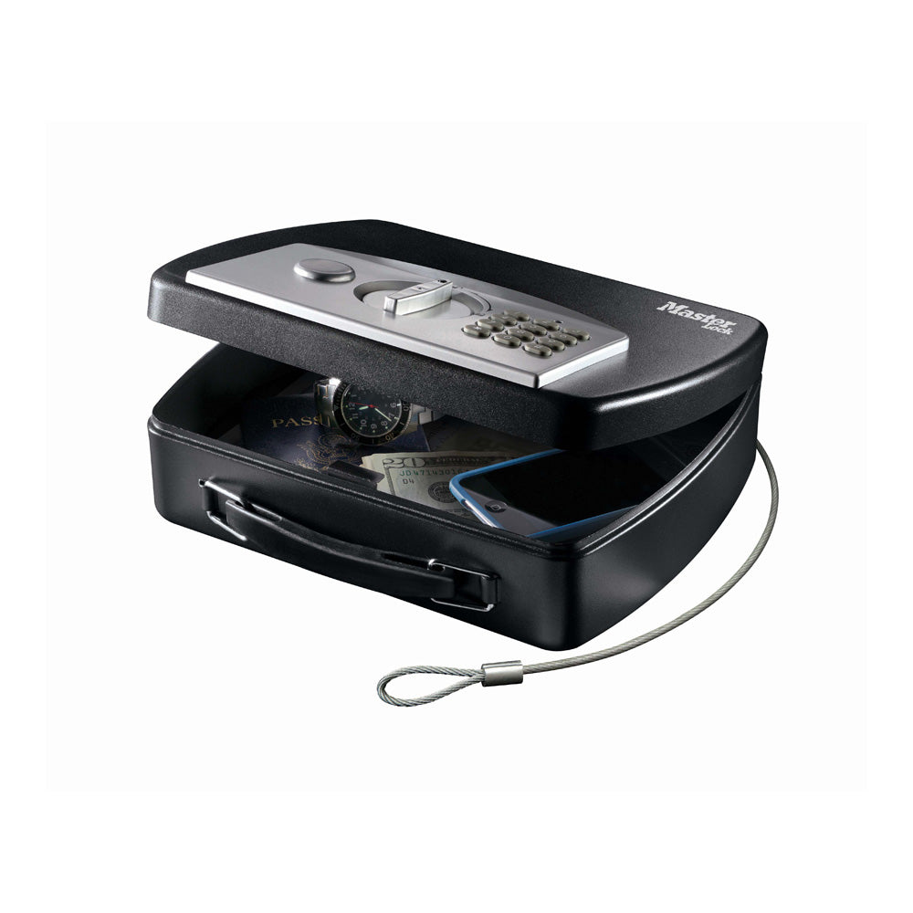 Master Lock Dokumentenkassette P008EML – Elektronikschloss – 2,2 l – Schwarz