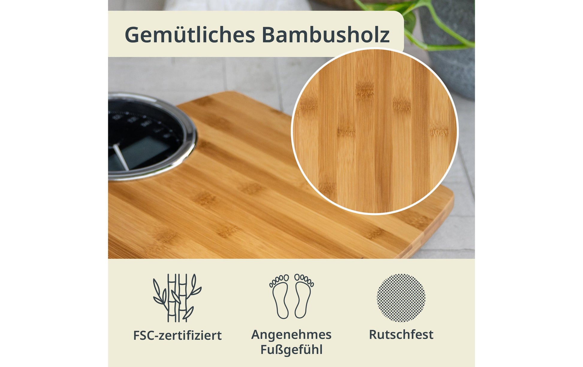ADE Personenwaage Luna BE 1719 – Tragkraft 180 kg, Teilung 100 g, Wiegefläche 31,5 × 40,5 cm, Batterie