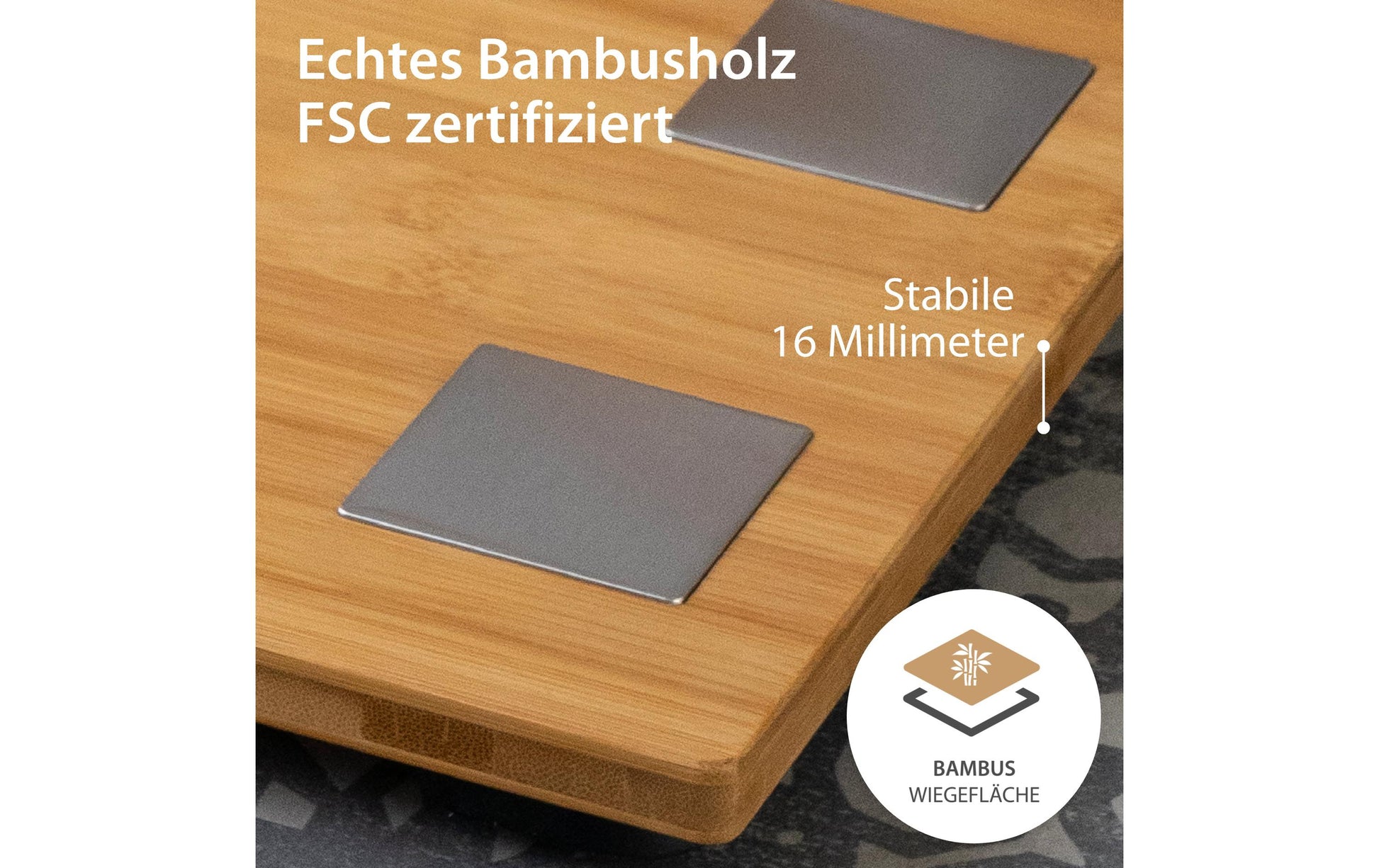 ADE Digitale Personenwaage Barbara – Holz – 150 kg