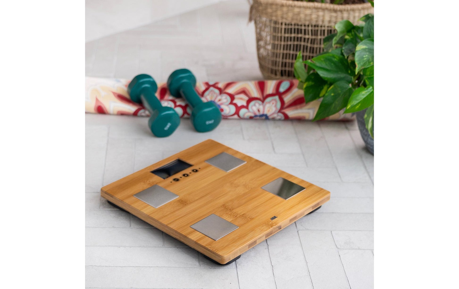ADE Digitale Personenwaage Barbara – Holz – 150 kg
