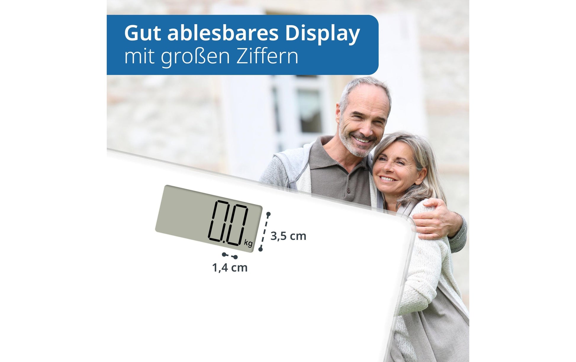 ADE Digitale Personenwaage Amina – Glas – 180 kg