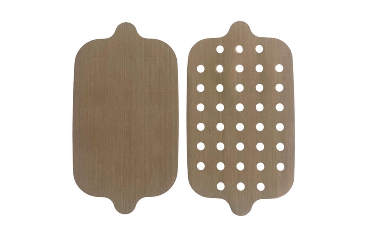 Ohmex Folie für Heissluftfritteusen – 25,6 × 14,3 cm, 4 Stk.