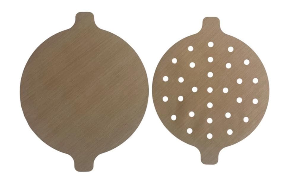 Ohmex Backpapier-Schalen für Air Fryer NS-24017-R – Ø 25,5 cm, 2 Stk.
