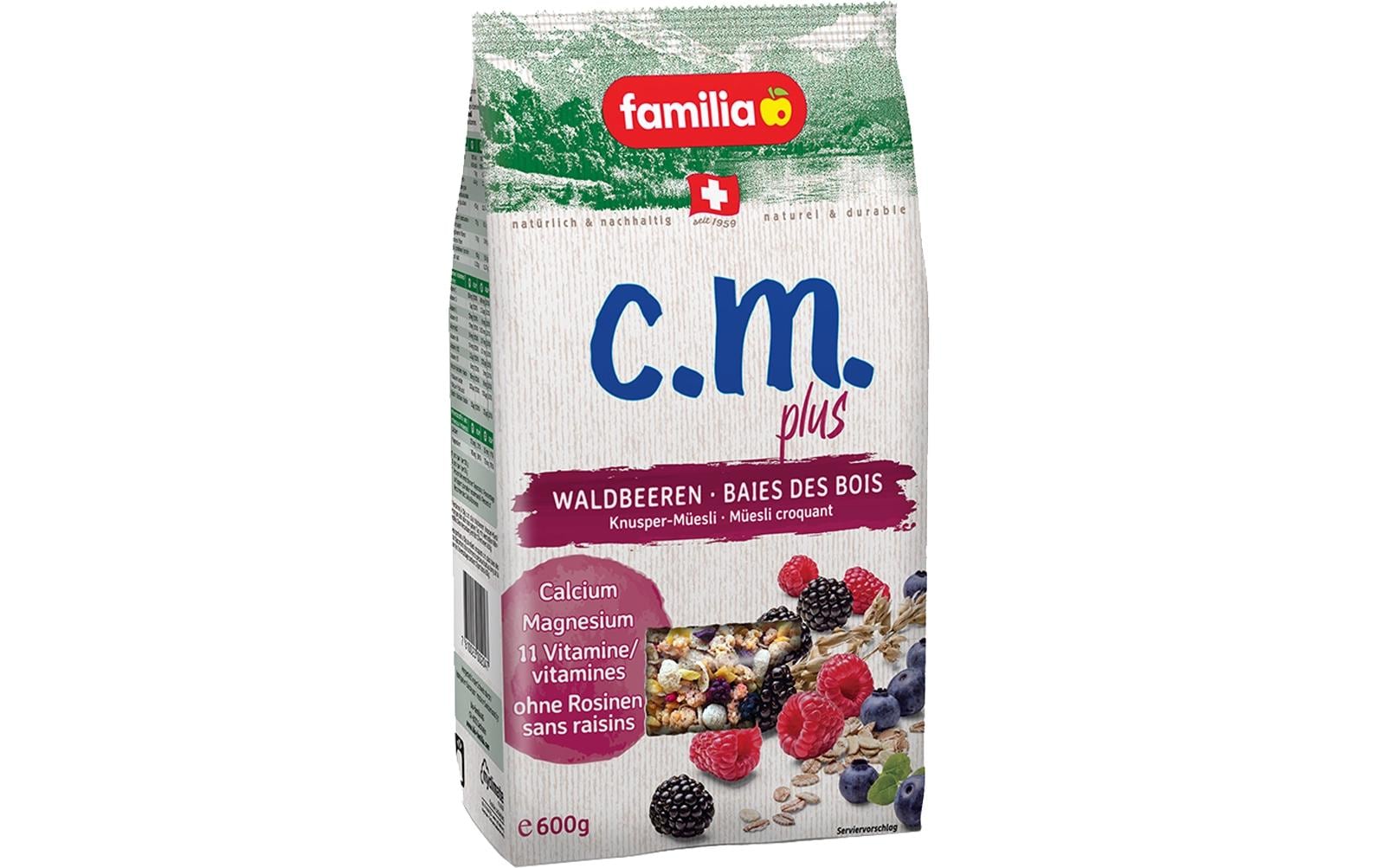 Familia Knuspermüesli Waldbeeren – 600 g
