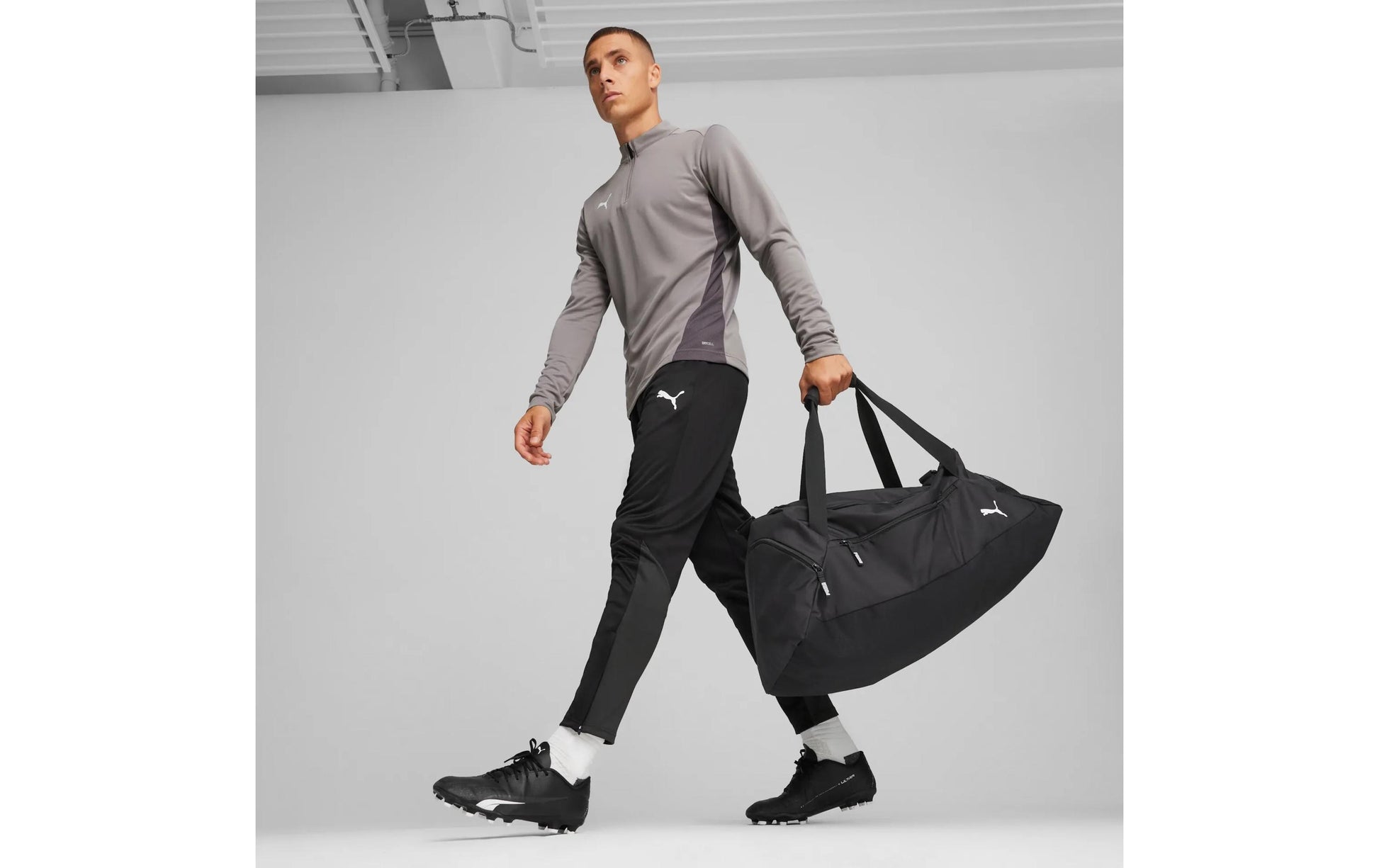 PUMA Sporttasche – 40 l, Polyester, Schwarz, 45 × 27 × 24 cm
