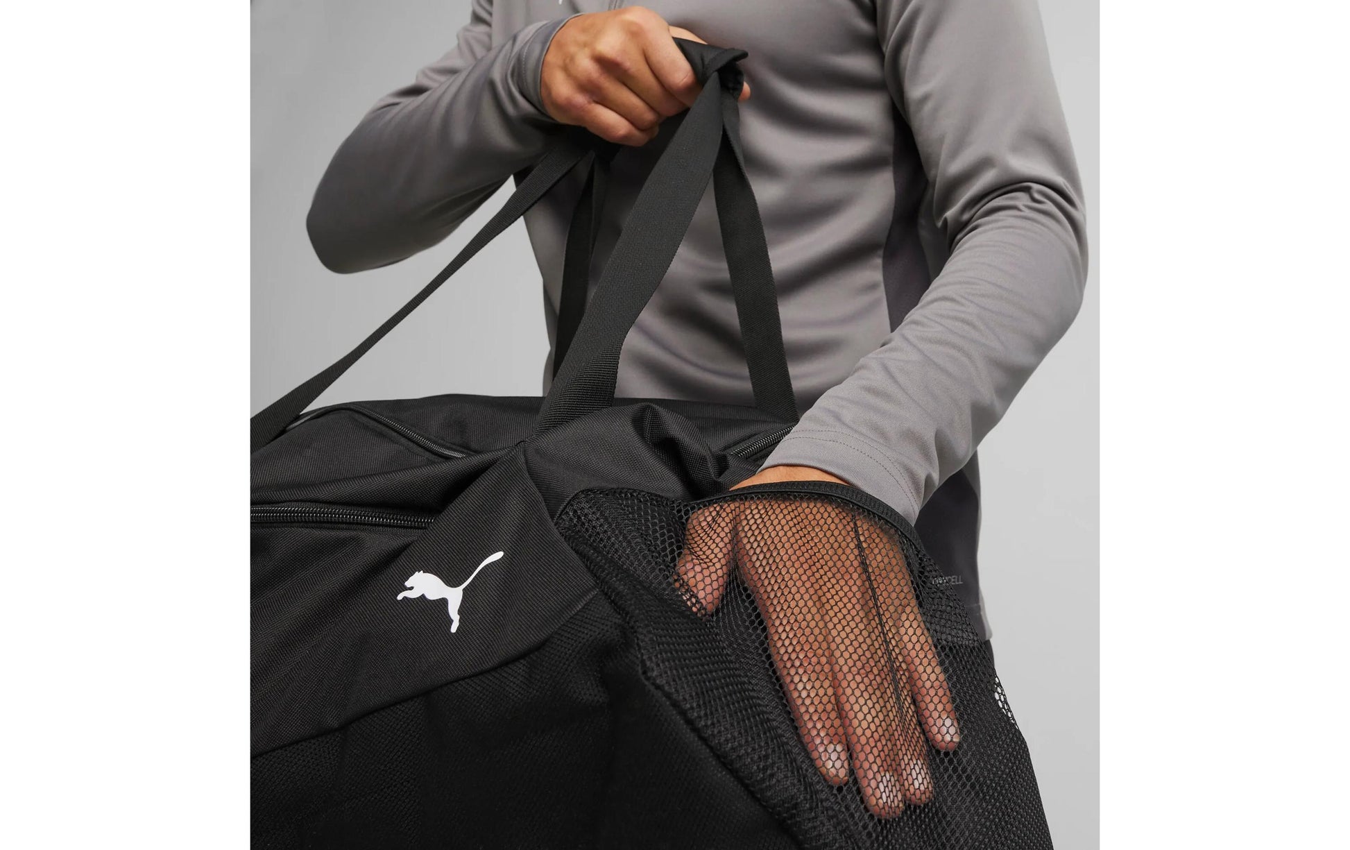 PUMA Sporttasche – 40 l, Polyester, Schwarz, 45 × 27 × 24 cm