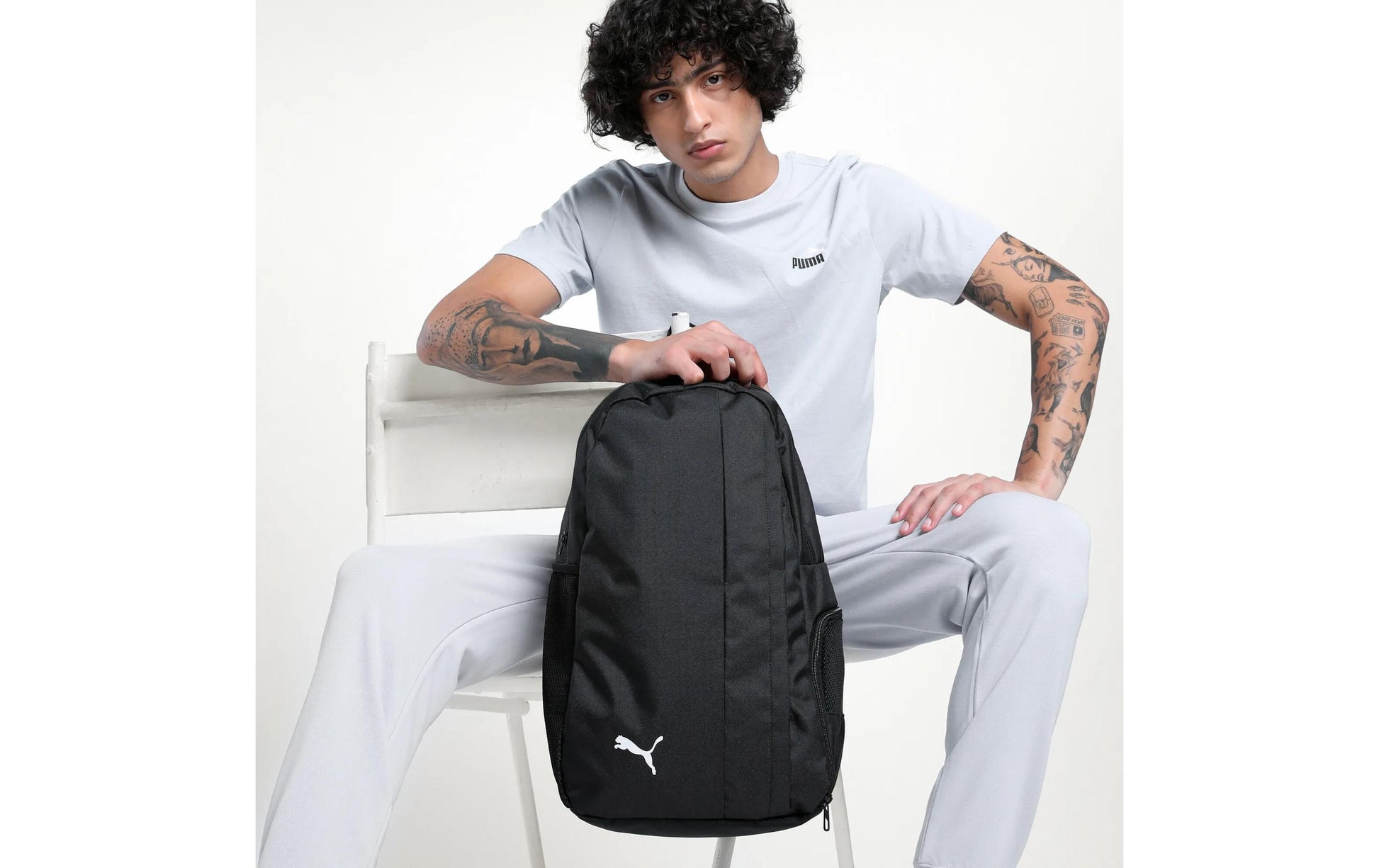 PUMA Sportrucksack teamGOAL BC – 24 l, rPET Polyester – Schwarz, 300 × 500 × 140 mm