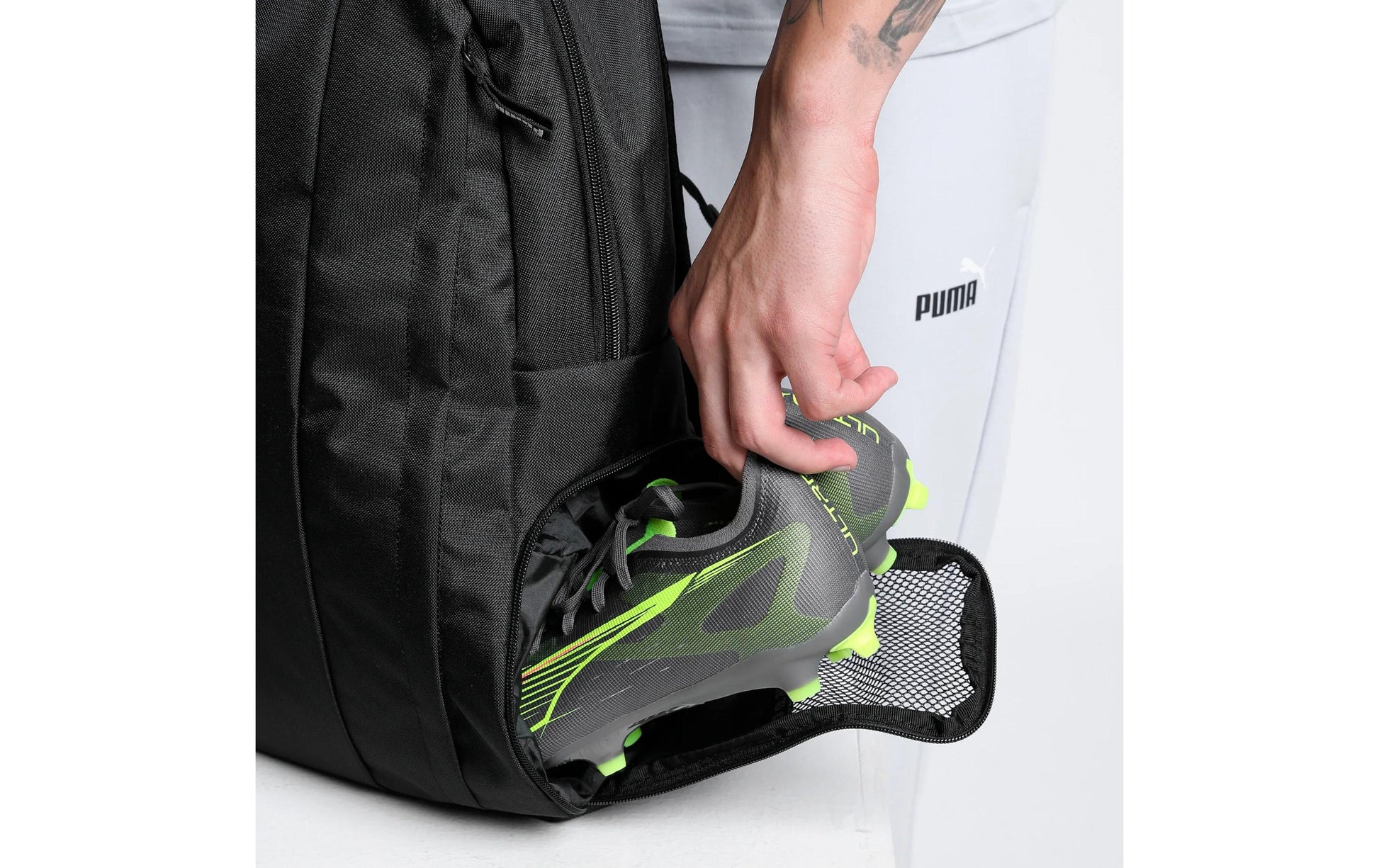 PUMA Sportrucksack teamGOAL BC – 24 l, rPET Polyester – Schwarz, 300 × 500 × 140 mm