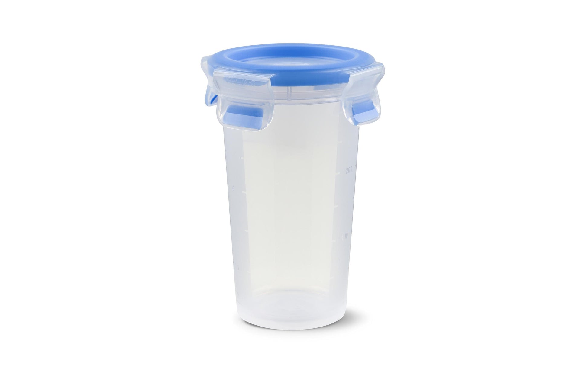 EMSA Vorratsdose 350 ml, 10 × 10 × 13,4 cm, Polypropylen (PP), transparent/blau