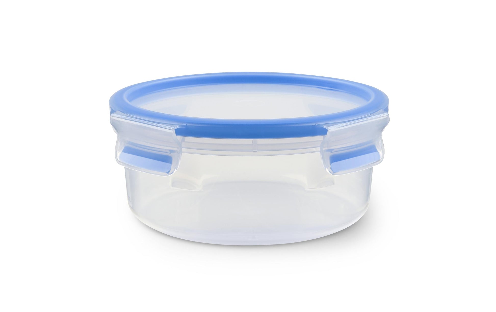 EMSA Vorratsdose 850 ml, Ø 16,8 × 7,3 cm, Polypropylen (PP)/TPE, transparent/blau