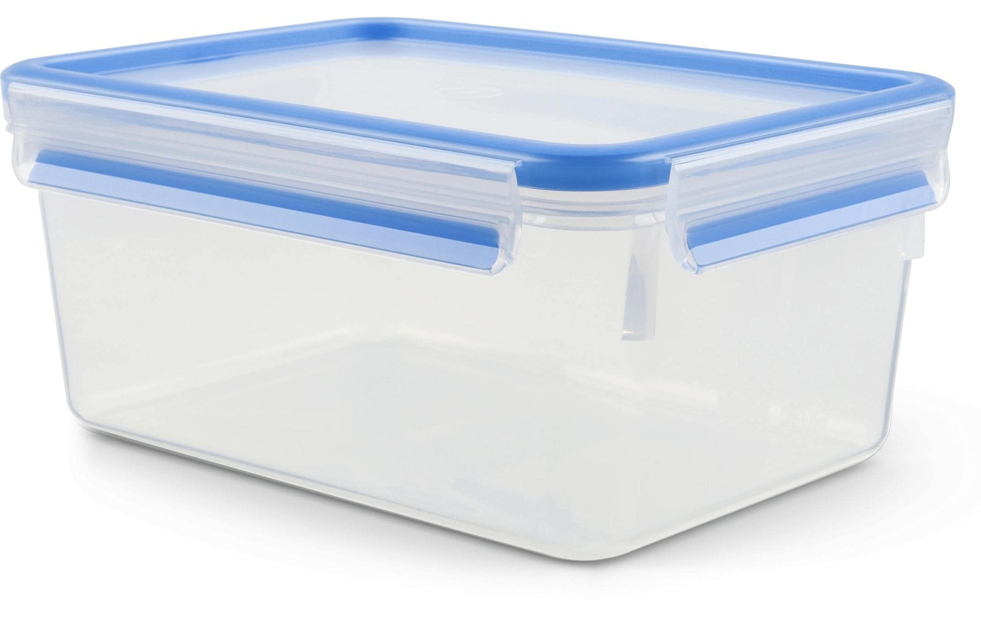 EMSA Clip & Close – Vorratsdose 2,3 l, 16,3 × 22,5 × 9,9 cm, Polypropylen (PP)/TPE, transparent/blau