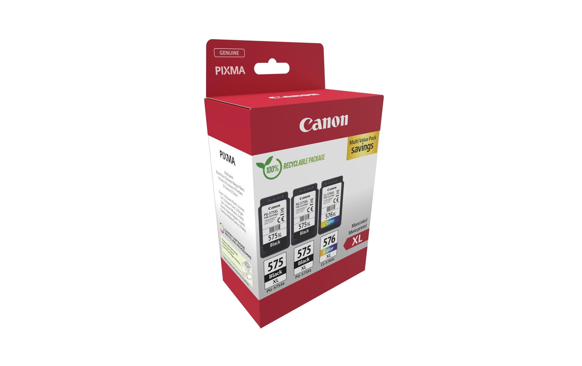 Canon Tintenpatronen-Multipack PG-575XL/CL-576XL