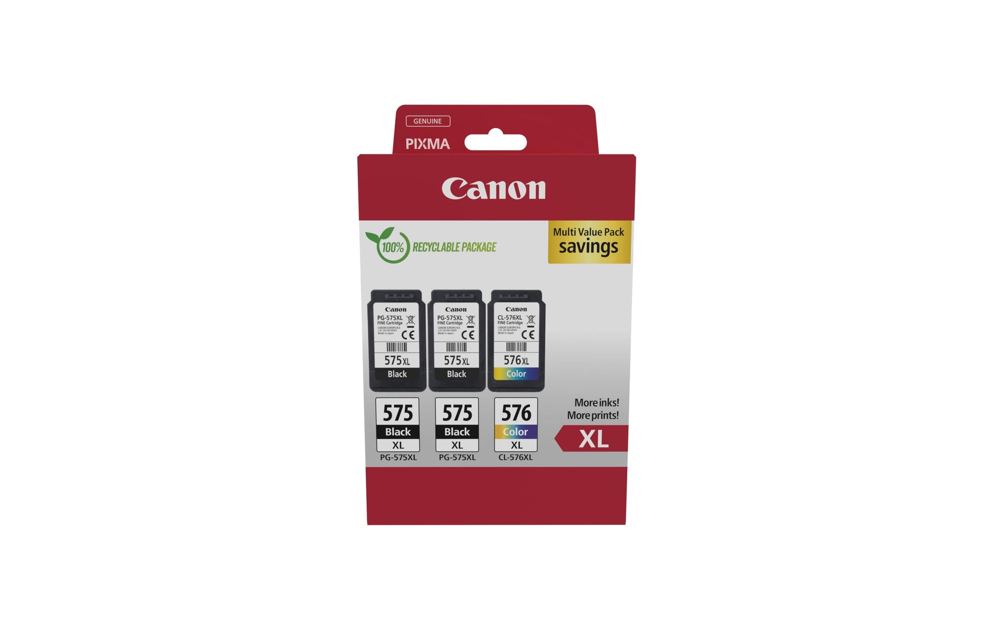 Canon Tintenpatronen-Multipack PG-575XL/CL-576XL