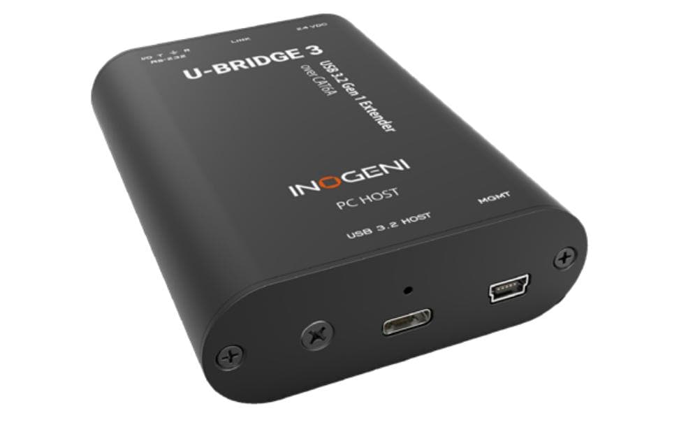 INOGENI U-BRIDGE 3 WP – USB-Extender (Wandplatte), USB 2.0 über Cat-5e/6/7, bis 100 m