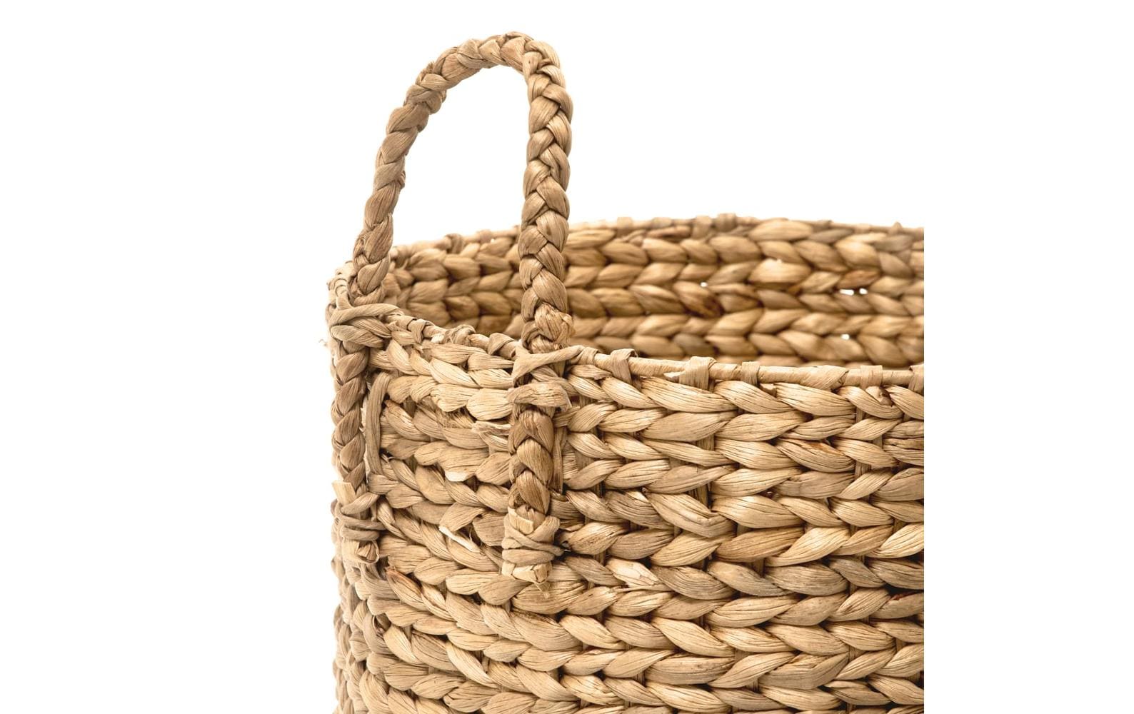 Urbanara Aufbewahrungskorb – Seegras – Natur – Ø 300 × 400 mm