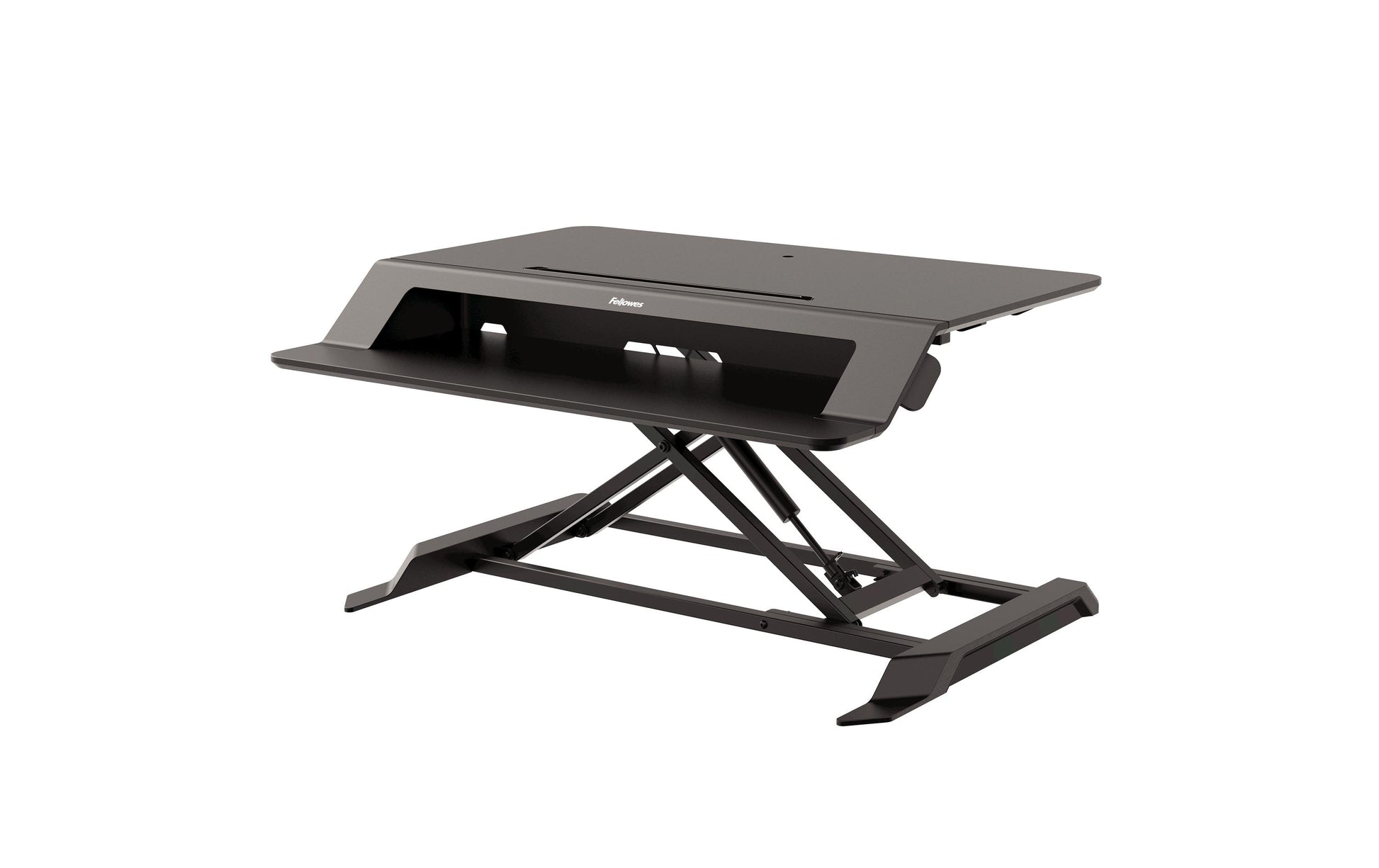 Fellowes Stehtisch – Schwarz – für Lotus Monitorarm, Lotus Doppel-Monitorarm – höhenverstellbar