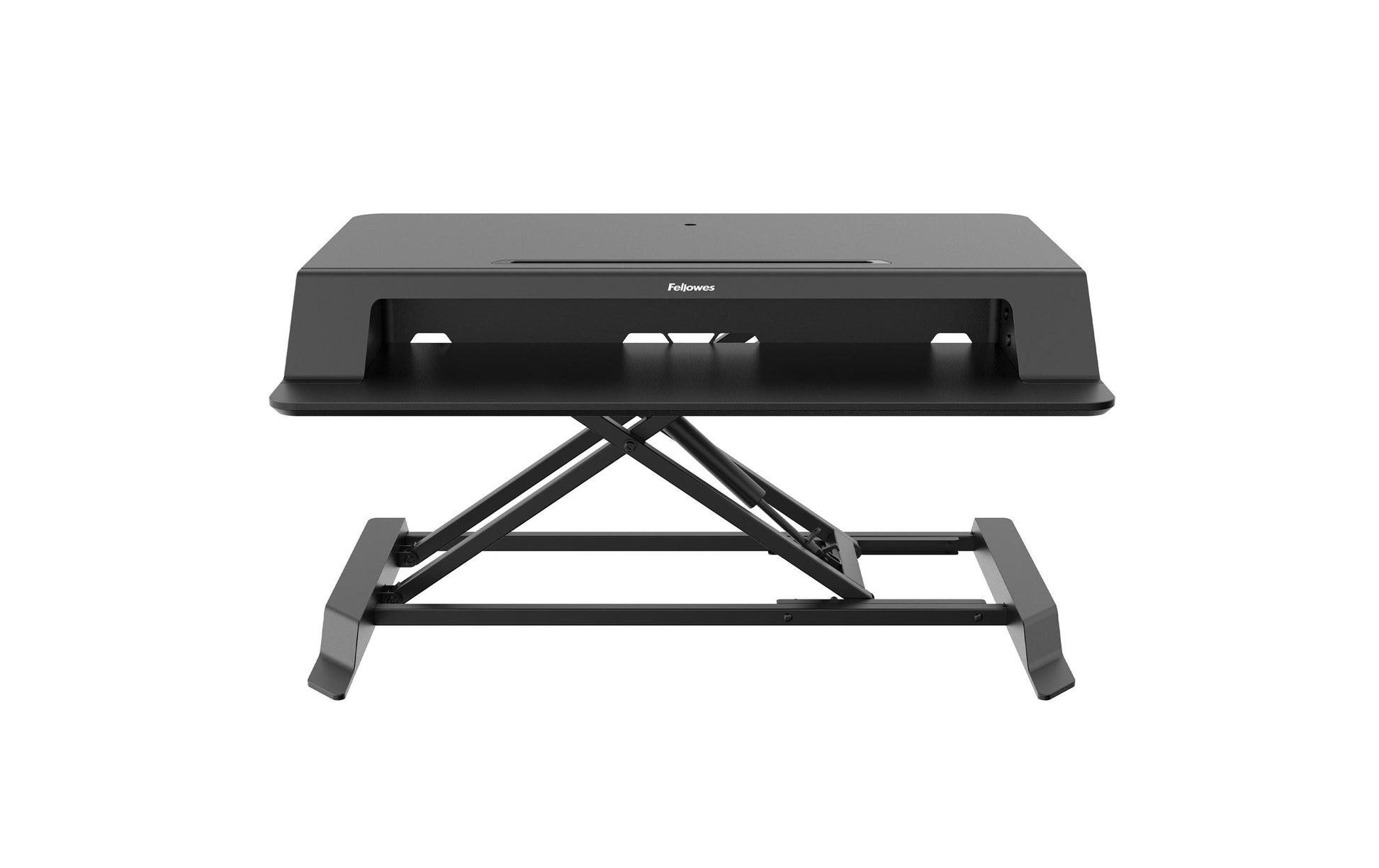 Fellowes Stehtisch – Schwarz – für Lotus Monitorarm, Lotus Doppel-Monitorarm – höhenverstellbar