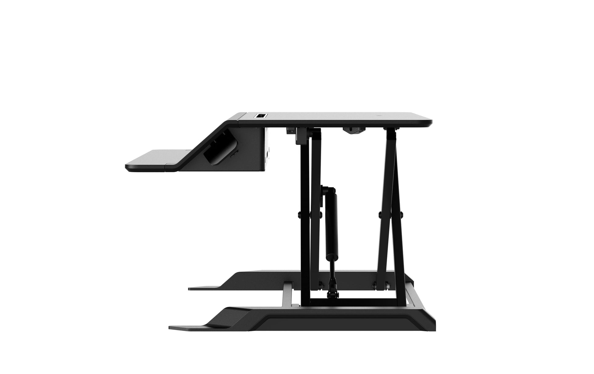 Fellowes Stehtisch – Schwarz – für Lotus Monitorarm, Lotus Doppel-Monitorarm – höhenverstellbar
