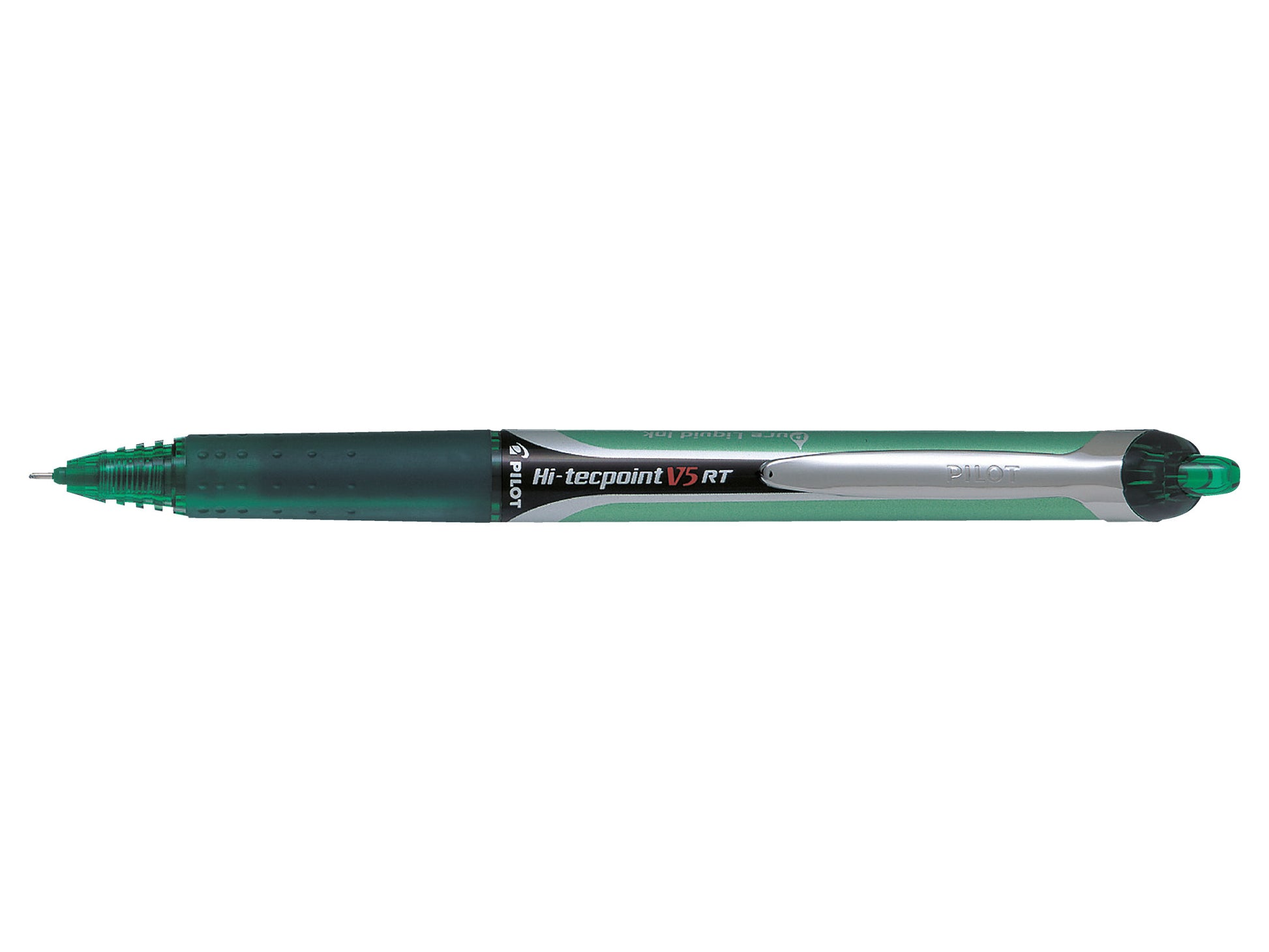 Pilot Hi-Tecpoint V5 RT – Tintenroller-Set, 0,3 mm, Grün, 12er Pack