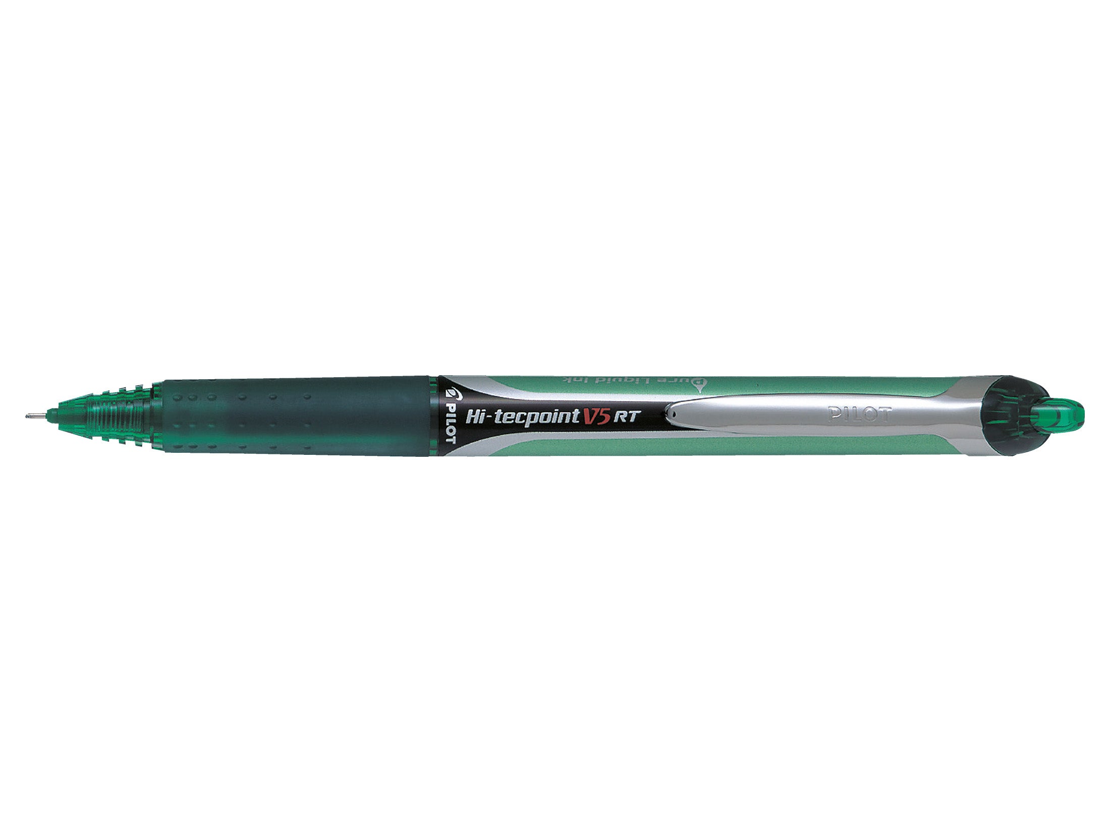 Pilot Hi-Tecpoint V5 RT – Tintenroller-Set, 0,3 mm, Grün, 12er Pack