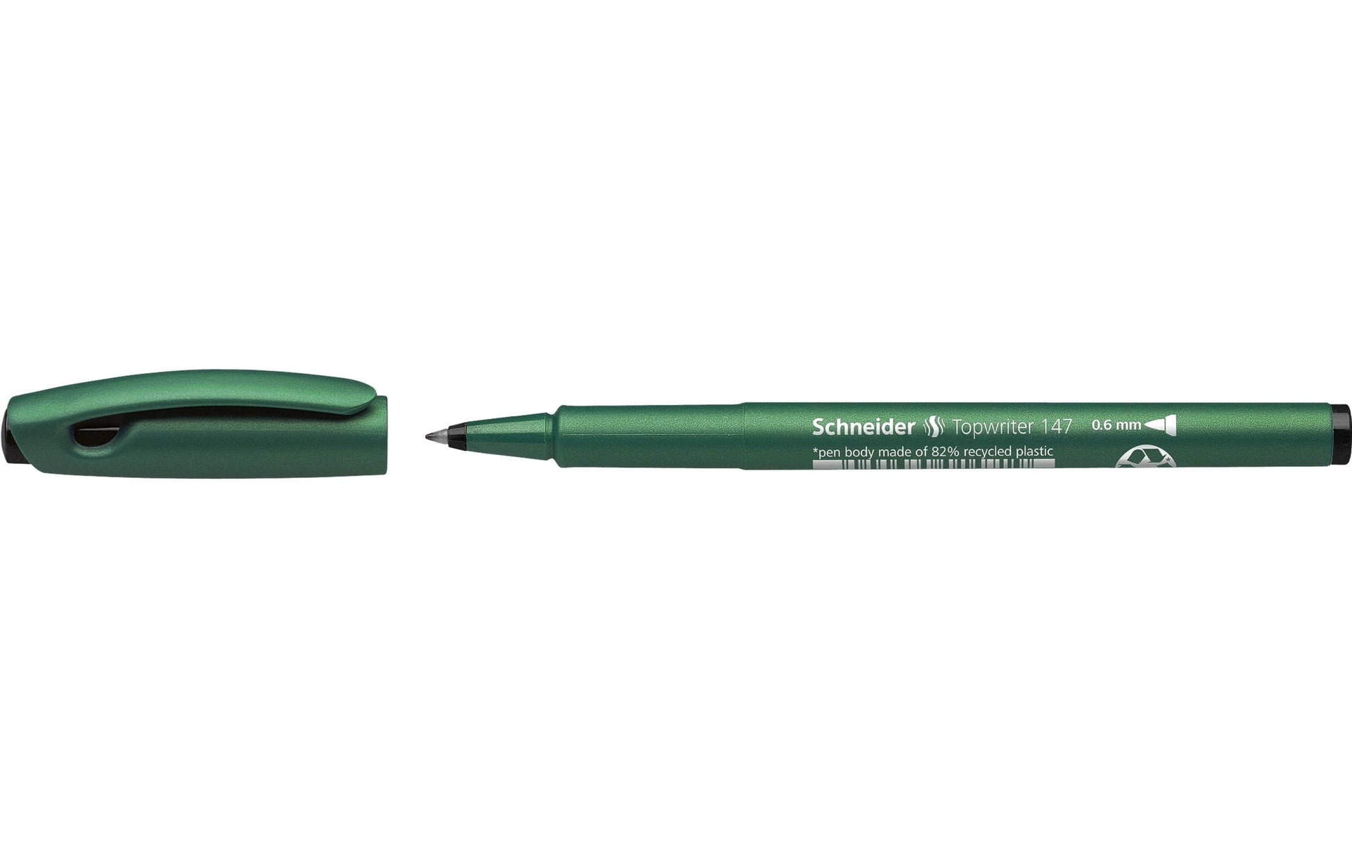 Schneider Schreibgeräte Topwriter 147 Fineliner – 10er-Set – Schwarz
