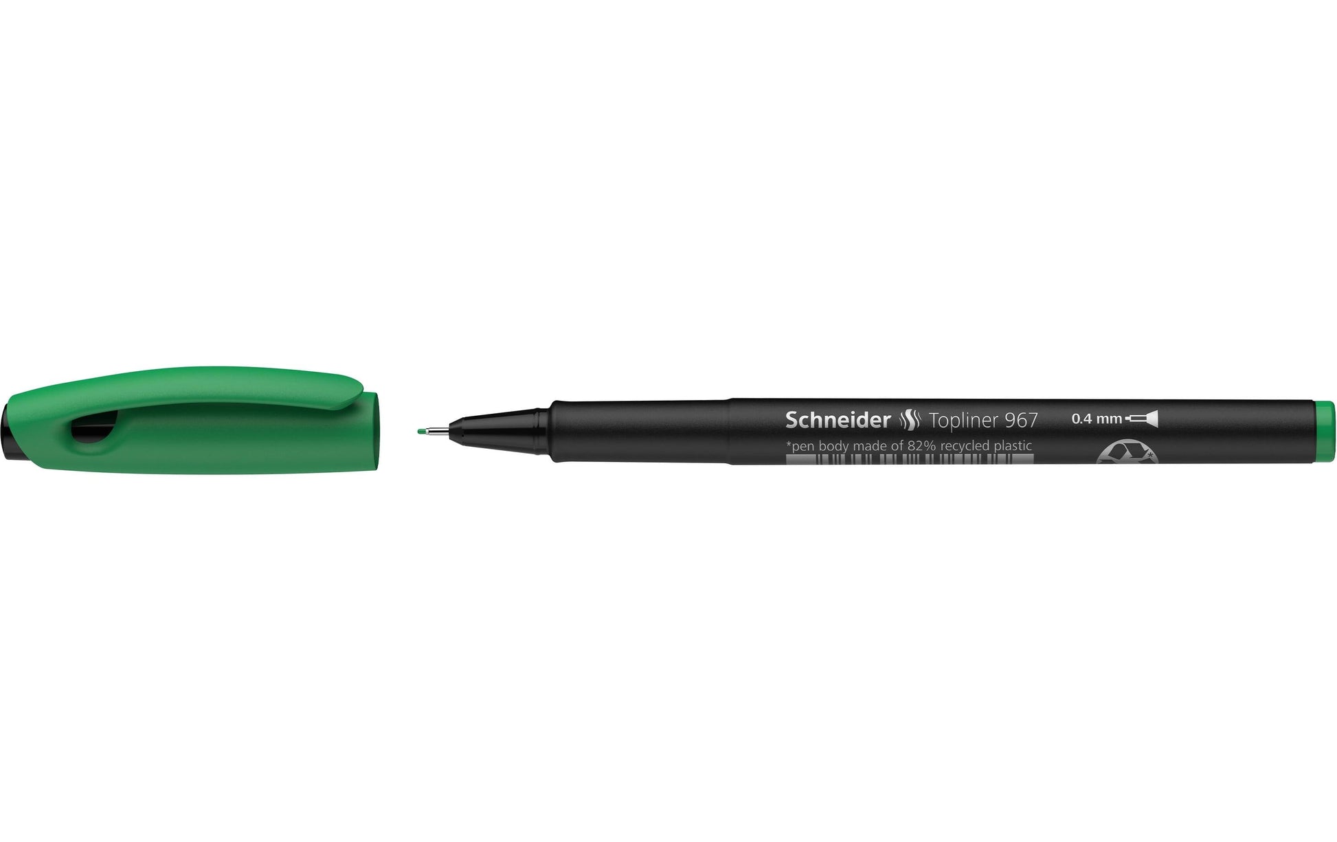 Schneider Schreibgeräte Schneider Topliner 967 Fineliner 0,4 mm – grün