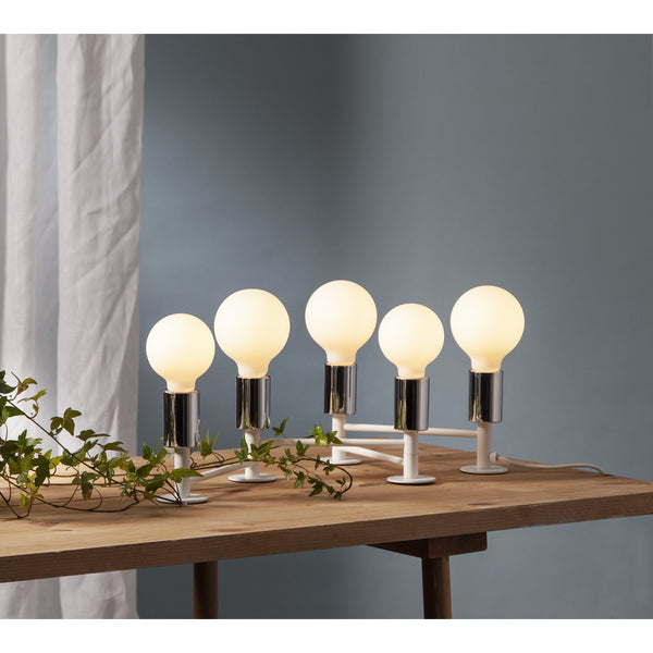 Star Trading LED-Leuchtmittel E27 Globus (G80) – 400 lm, 5 W, Warmweiss 2600 K