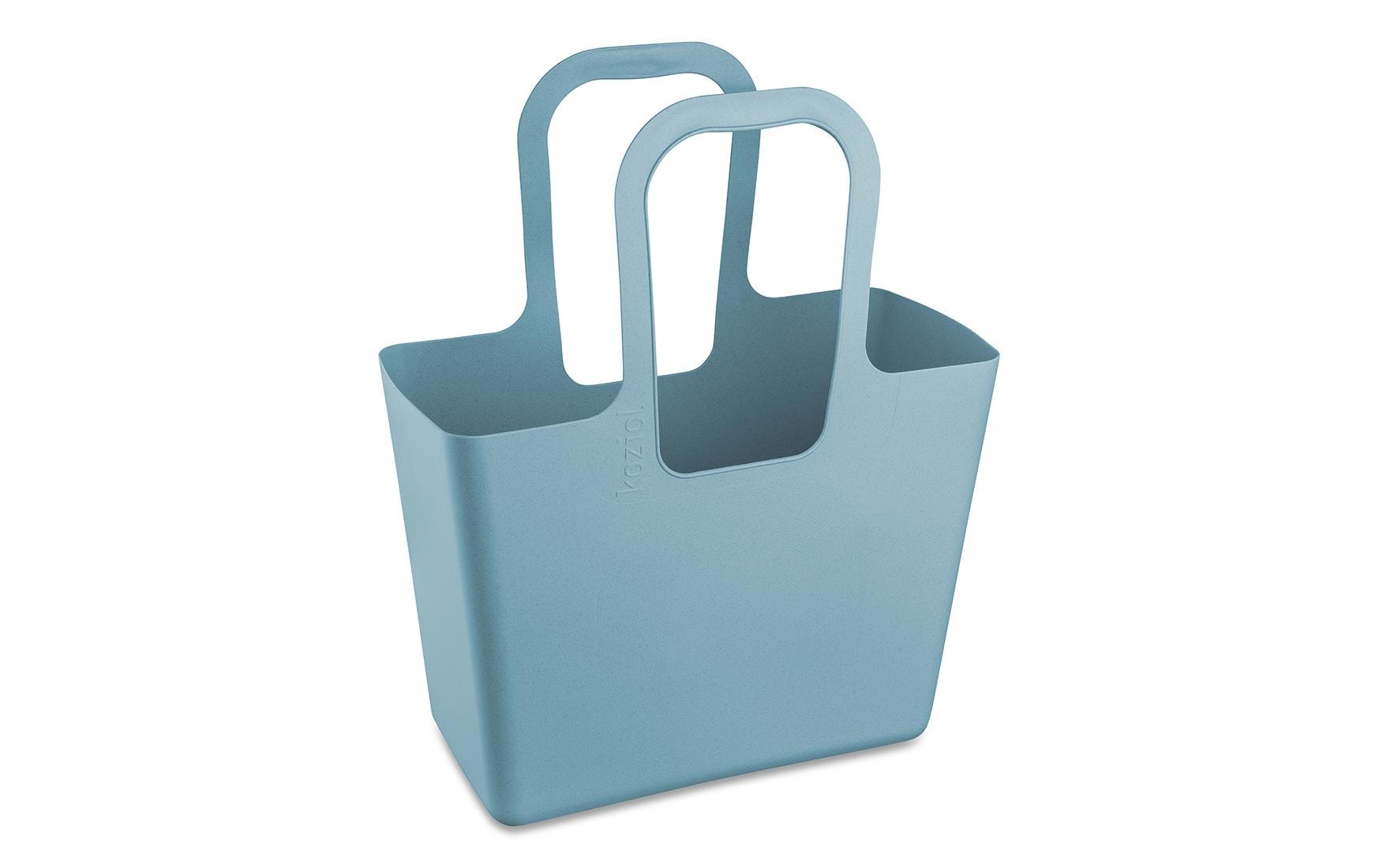 Koziol Einkaufstasche XL – 44 × 54 × 21,5 cm – Kunststoff – flower blue