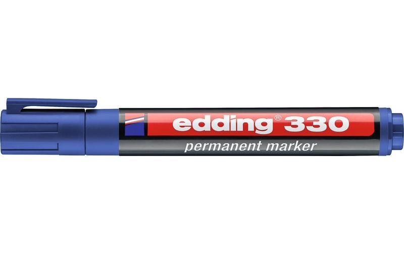 Edding Permanent Marker – blau, 1er