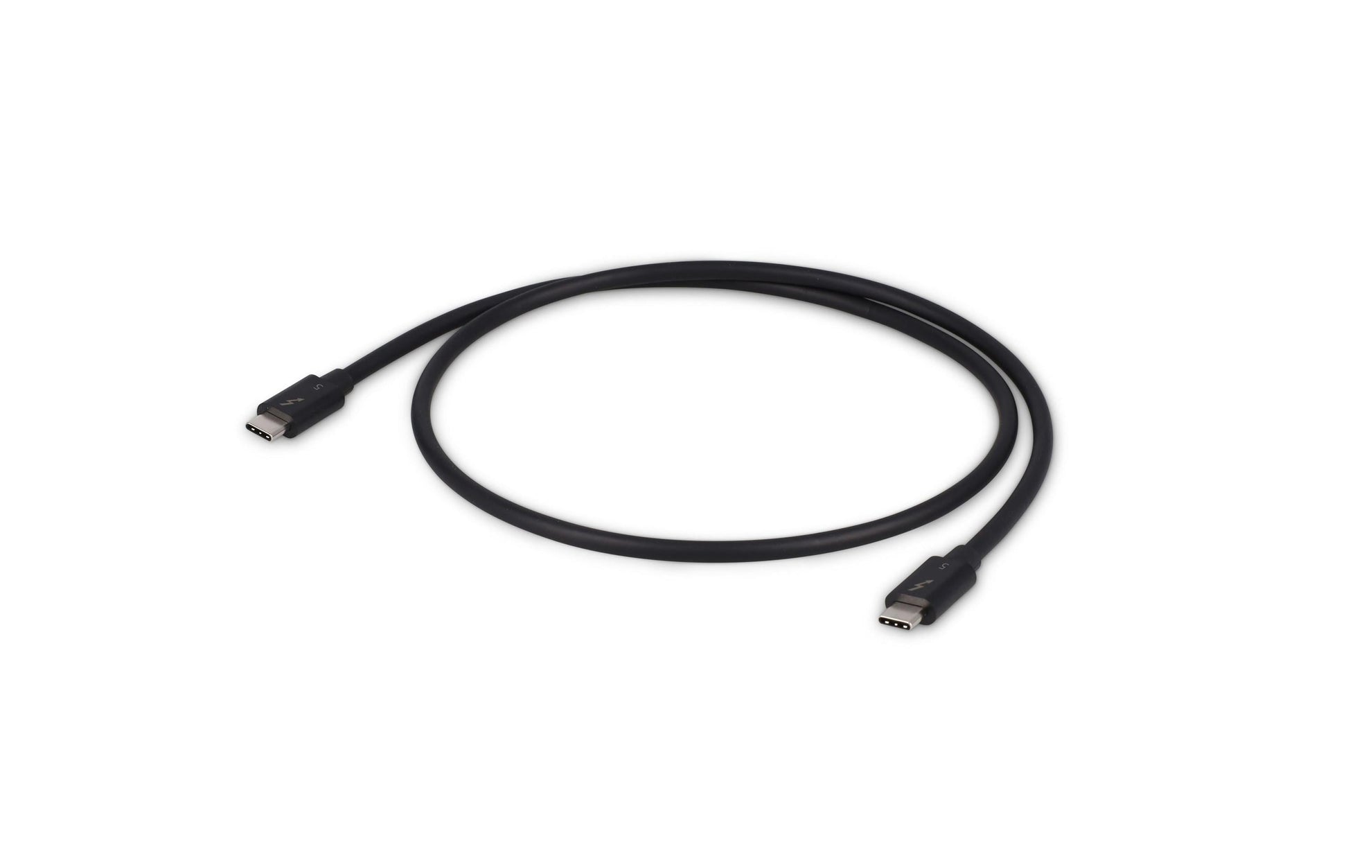 LMP USB-C-zu-USB-C-Datenkabel – 0,8 m, Thunderbolt 5, 70 W, Schwarz