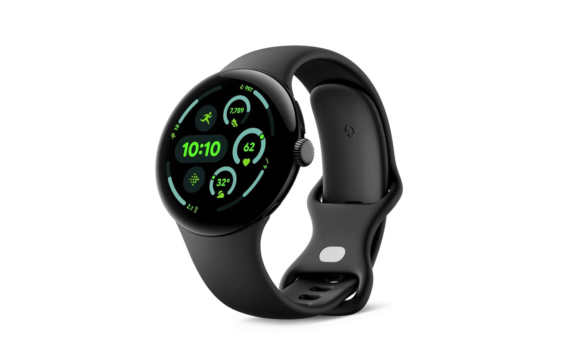 Google Pixel Watch 3 – Smartwatch – 45 mm, GPS, WLAN, NFC, Bluetooth, AMOLED, IP68, Schwarz